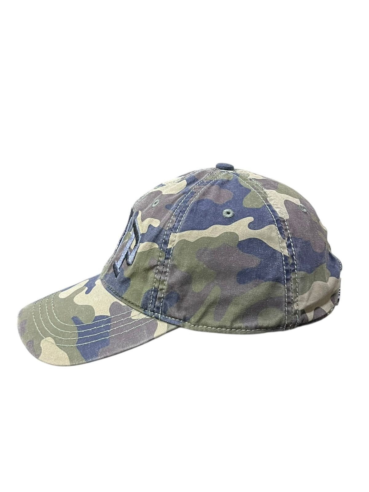 Gap Vintage Y2K GAP Camo Cap 3D Embroidery Elastic Strapback Size ONE SIZE - 5 Thumbnail
