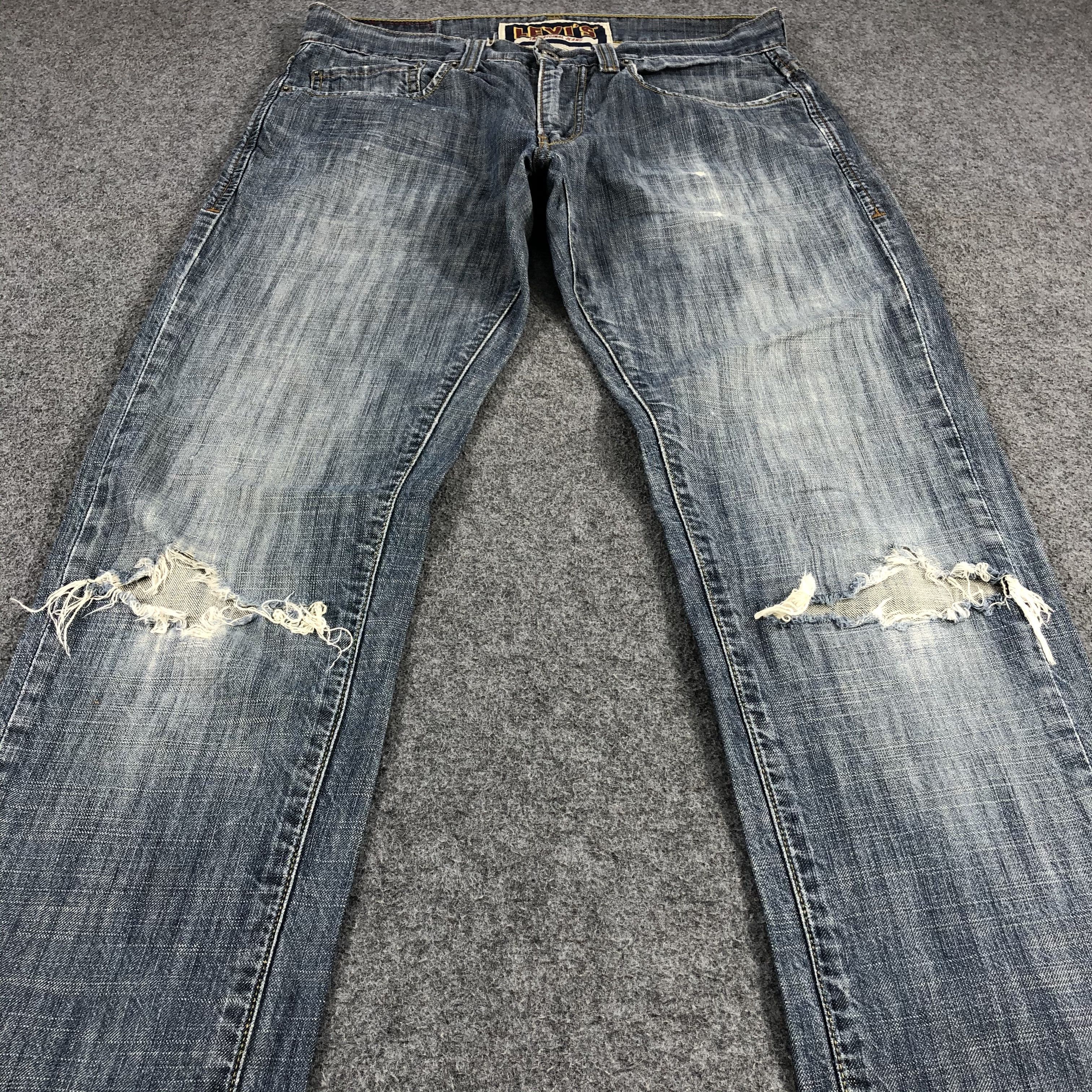 Levi's × Vintage Vintage Levis 505 Skinny Jeans-JM1270 Size US 33 - 3 Thumbnail