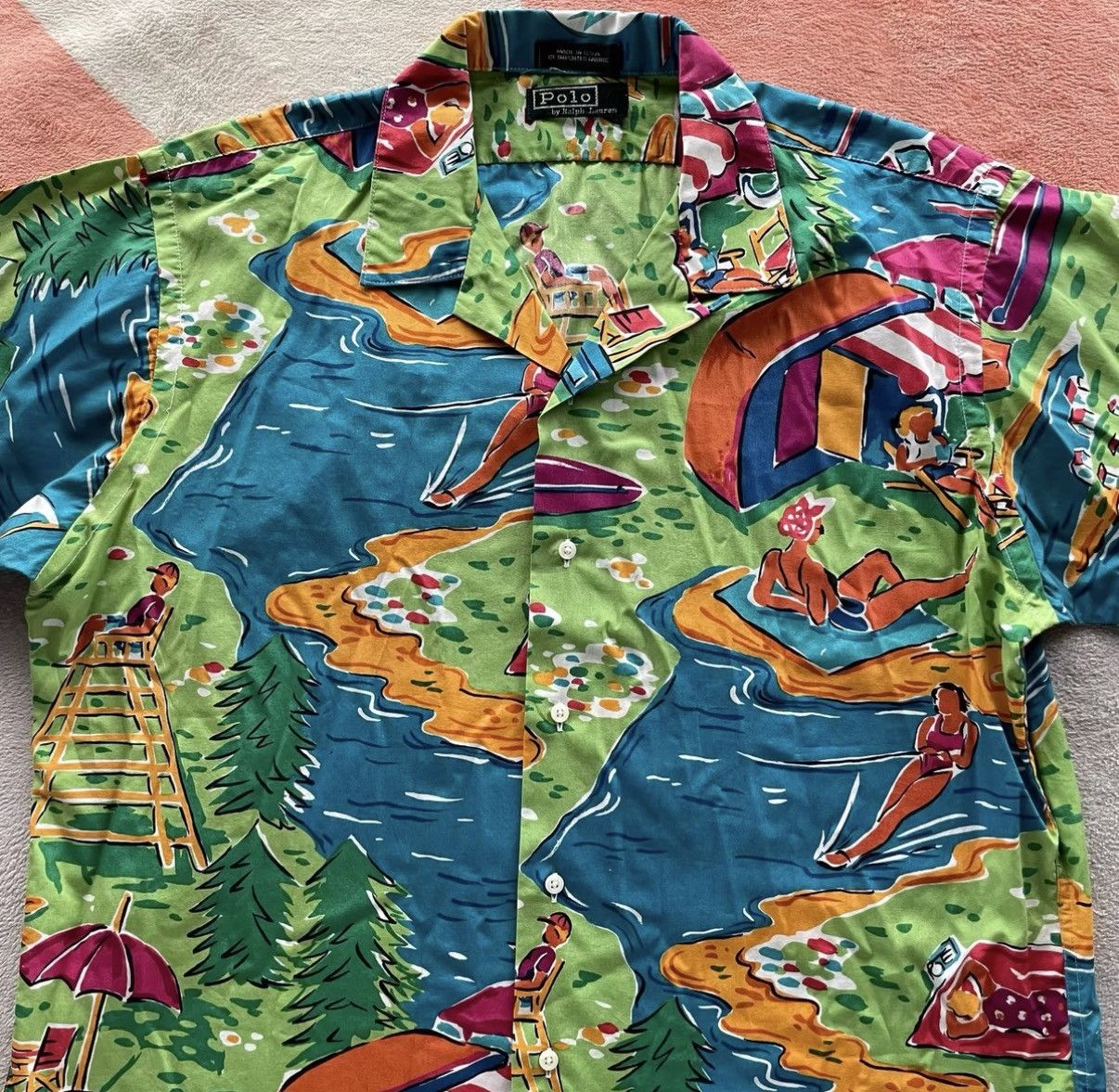 Polo Ralph Lauren Ralph Lauren Polo Hawaiian Short Sleeve Shirt K22 Size US M / EU 48-50 / 2 - 4 Thumbnail