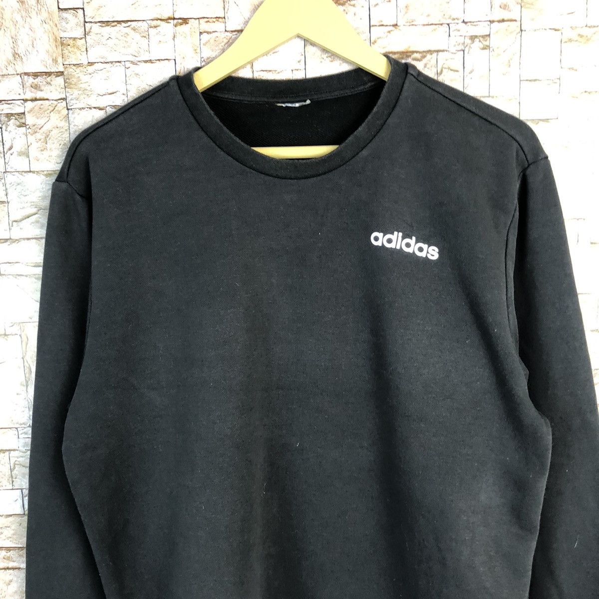 Vintage Black Sweatshirt #A411 Size US M / EU 48-50 / 2 - 5 Thumbnail