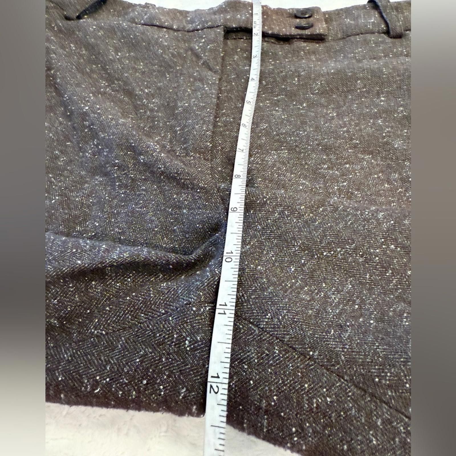 Other Larry Levine Stretch dressy brown trousers straight leg 8 Size 30" / US 8 / IT 44 - 8 Thumbnail