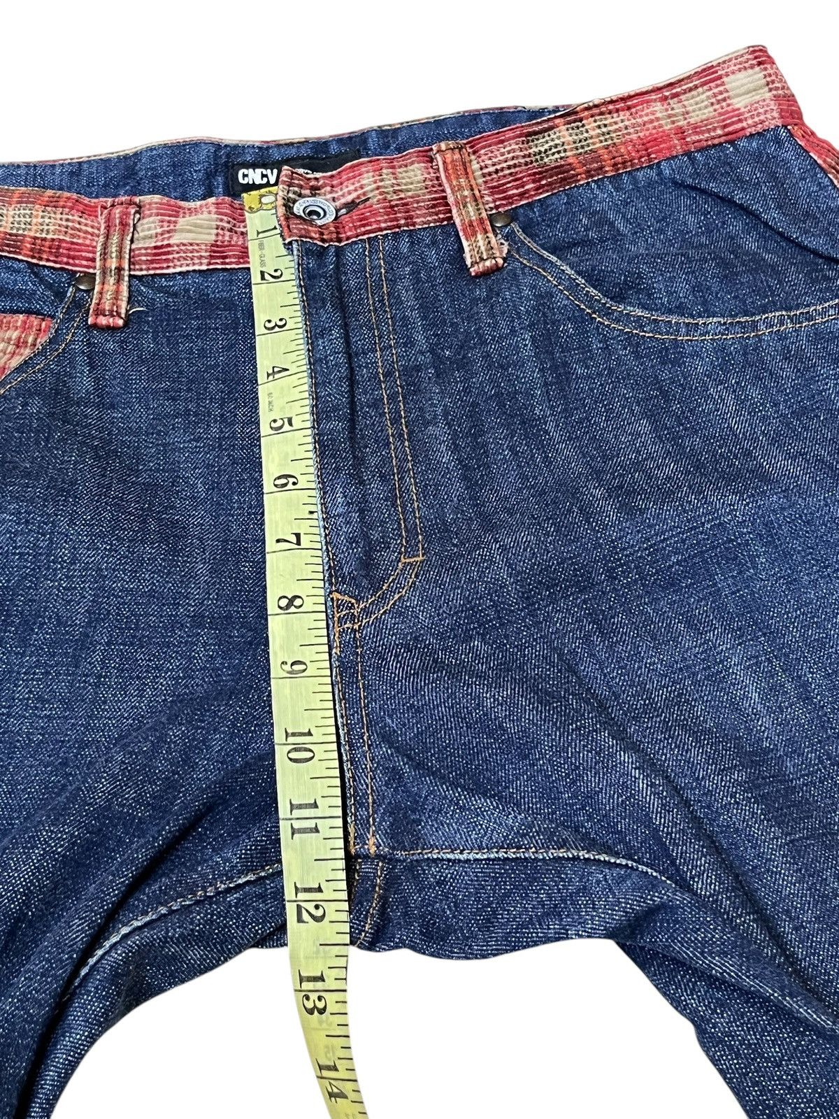 Japanese Brand SICK🔥JAPANESE BRAND CONCAVE ATTEMPT DOUBLE WAIST JEANS Size US 32 / EU 48 - 16 Thumbnail