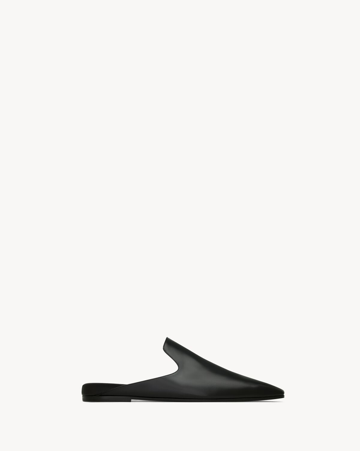 Saint Laurent Paris o1s1wg110126 819708 Meurice Mules in Smooth Leather in Black Size US 11 / EU 44 - 1 Thumbnail