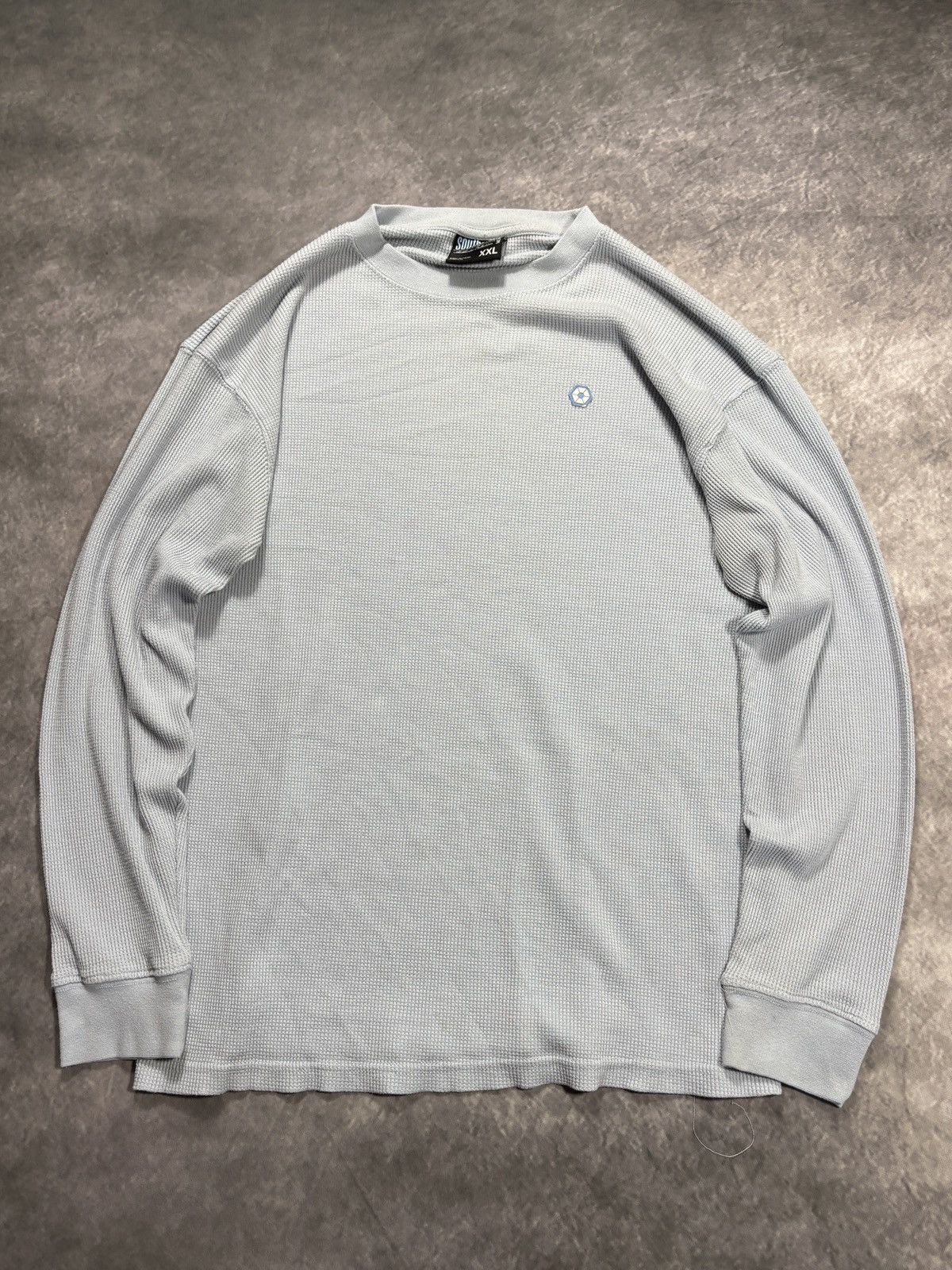 Southpole Y2K Vintage Southpole Thermal Longsleeve Waffle Knit 1990s Size US XXL / EU 58 / 5 - 1 Thumbnail