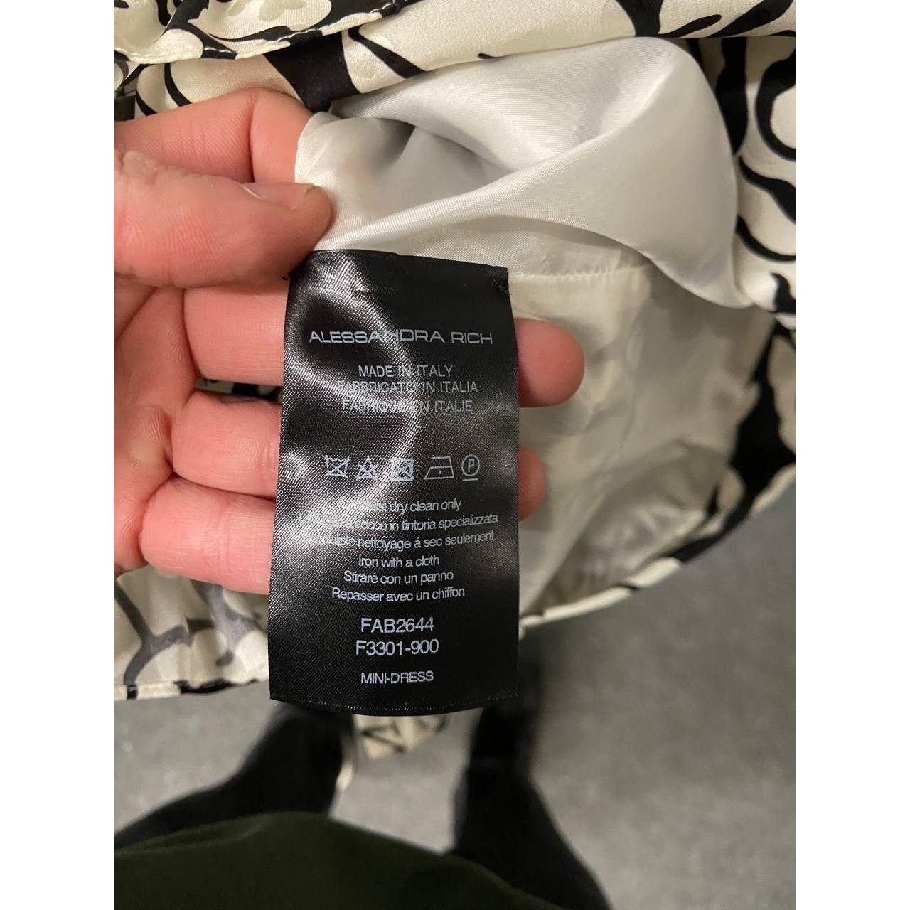 Alessandra Rich Alessandra Rich Silk Floral Mini Dress - IT38 / XS Size XS / US 0-2 / IT 36-38 - 7 Thumbnail