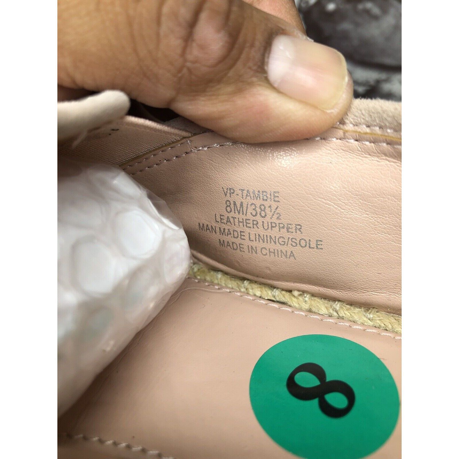 Vince Camuto VINCE CAMUTO Tambie Blush Pink Suede Leather Espadrille Loaf Size US 8 / IT 38 - 11 Thumbnail
