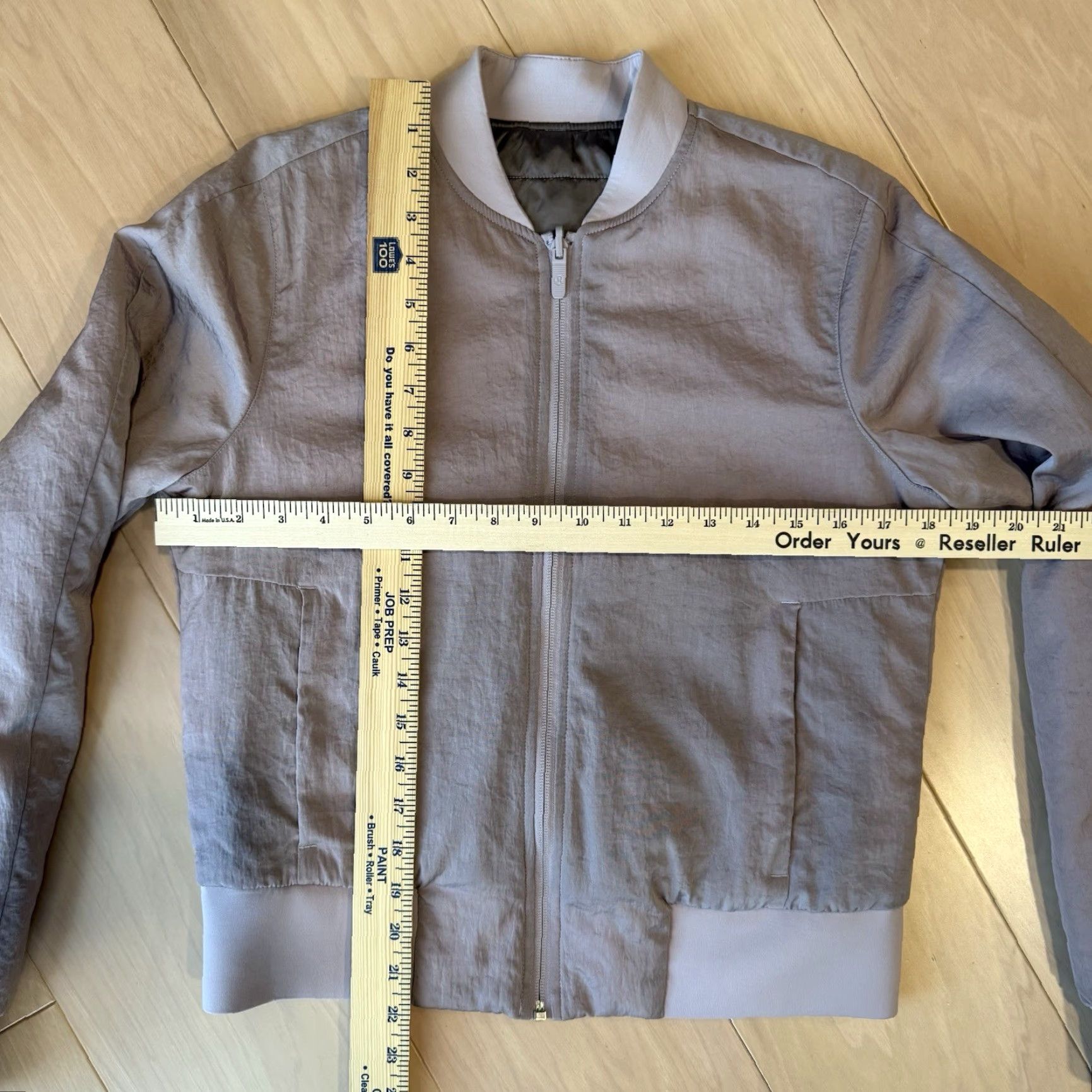 Lululemon Lululemon Non Stop Bomber Women's 6 Mauve Reversible Jacket Athleisure Full Zip Shirt Size M / US 6-8 / IT 42-44 - 3 Thumbnail