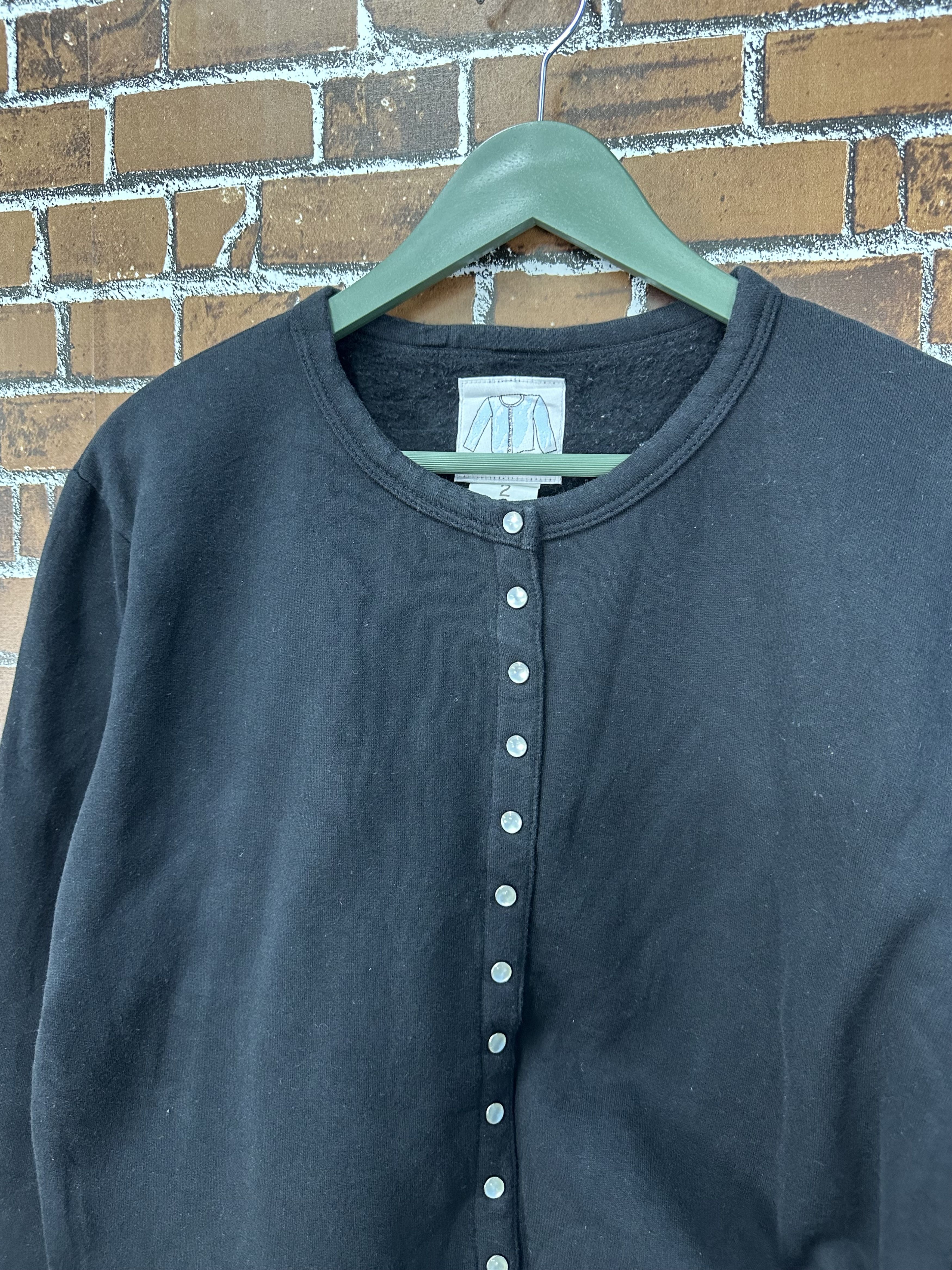 agnes b. Vintage Agnes B Snap Button Jacket Z472 Size XXS / US 00 / IT 34 - 3 Thumbnail