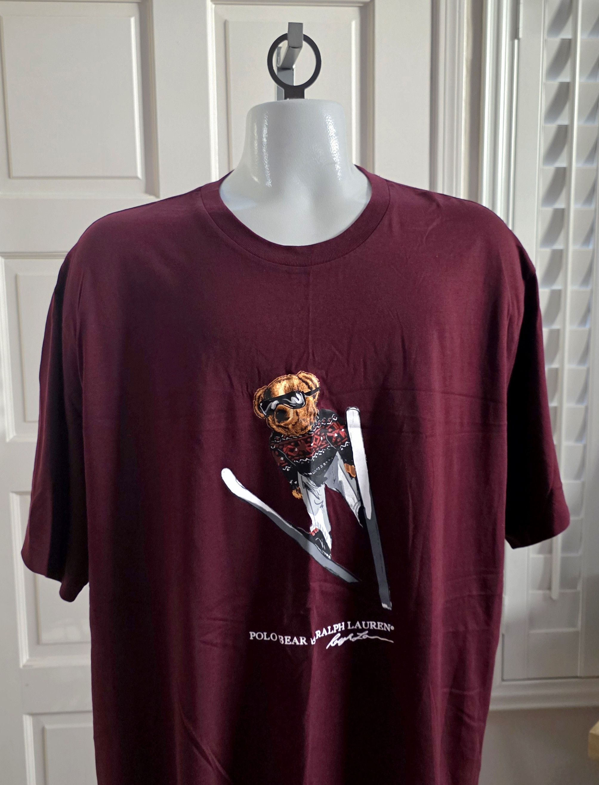 Polo Ralph Lauren Polo Ralph Lauren Polo Bear Skiing T-Shirt Men 2XL Tall Size US XXL / EU 58 / 5 - 2 Thumbnail