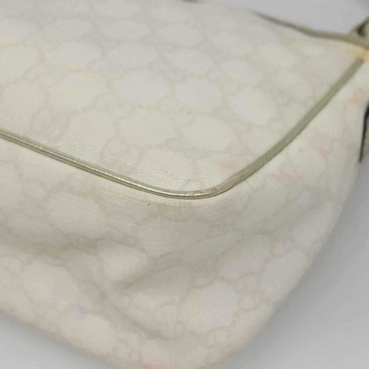 Gucci GUCCI GG Supreme Shoulder Bag Pvc White Gold Size ONE SIZE - 12 Thumbnail