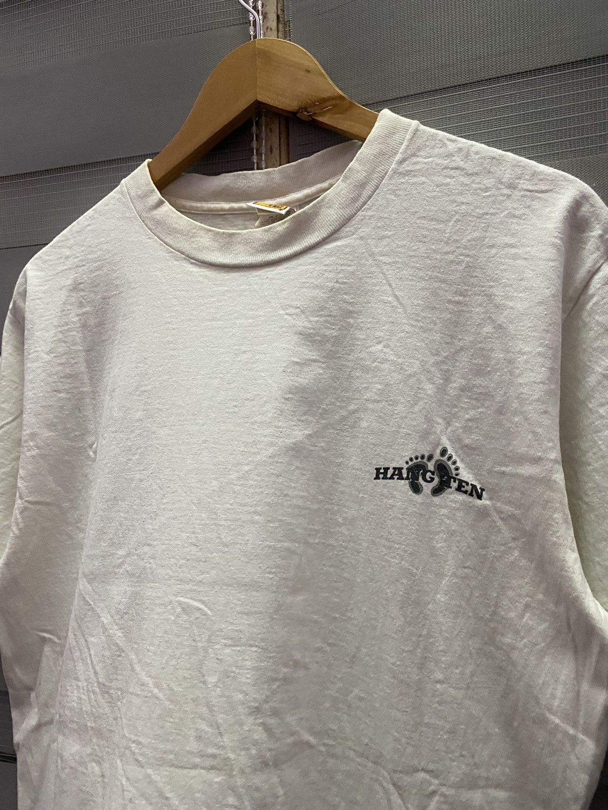 Hang Ten Vintage 90s Hang Ten Back Hit Tee Logo Printed Size US L / EU 52-54 / 3 - 6 Thumbnail