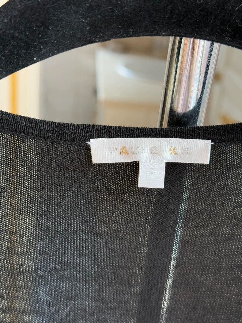 Celine Black Wool Dress with Bow Detail Size 32" / US 10 / IT 46 - 6 Thumbnail