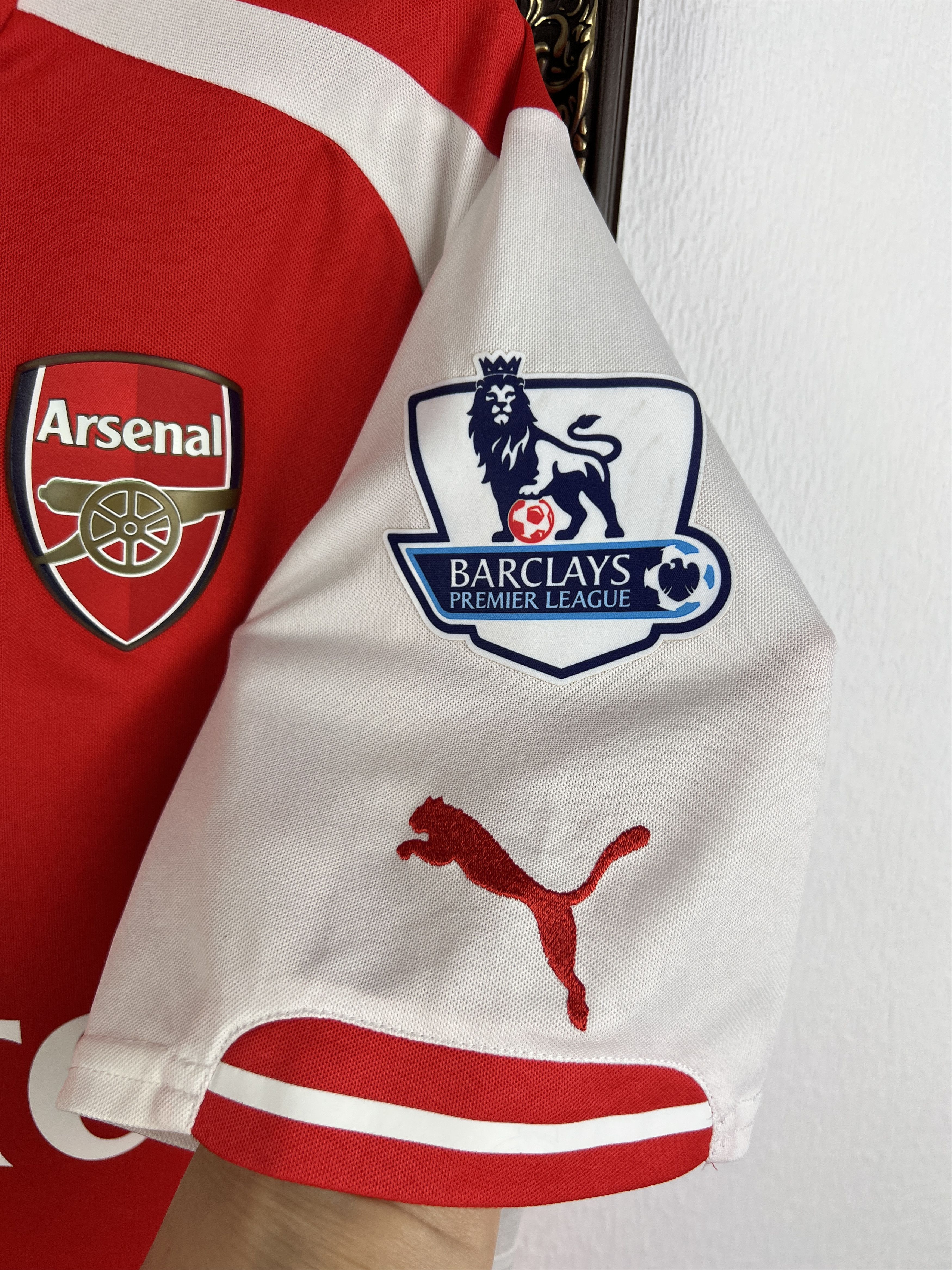 Puma Arsenal Home football shirt Soccer #16 Ramsey Jersey Trikot Size US L / EU 52-54 / 3 - 6 Thumbnail