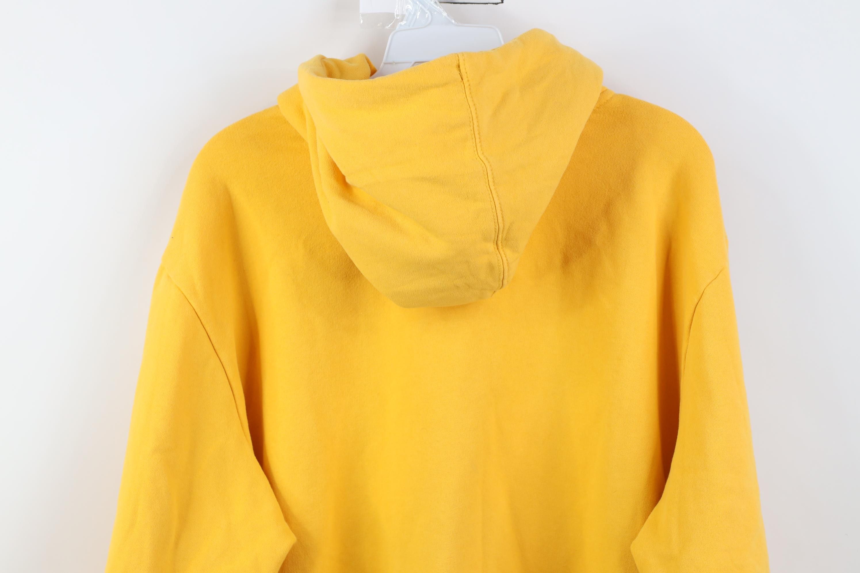 The North Face Vintage Y2K The North Face Big Logo Hoodie Sweatshirt Yellow Size US XL / EU 56 / 4 - 15 Thumbnail