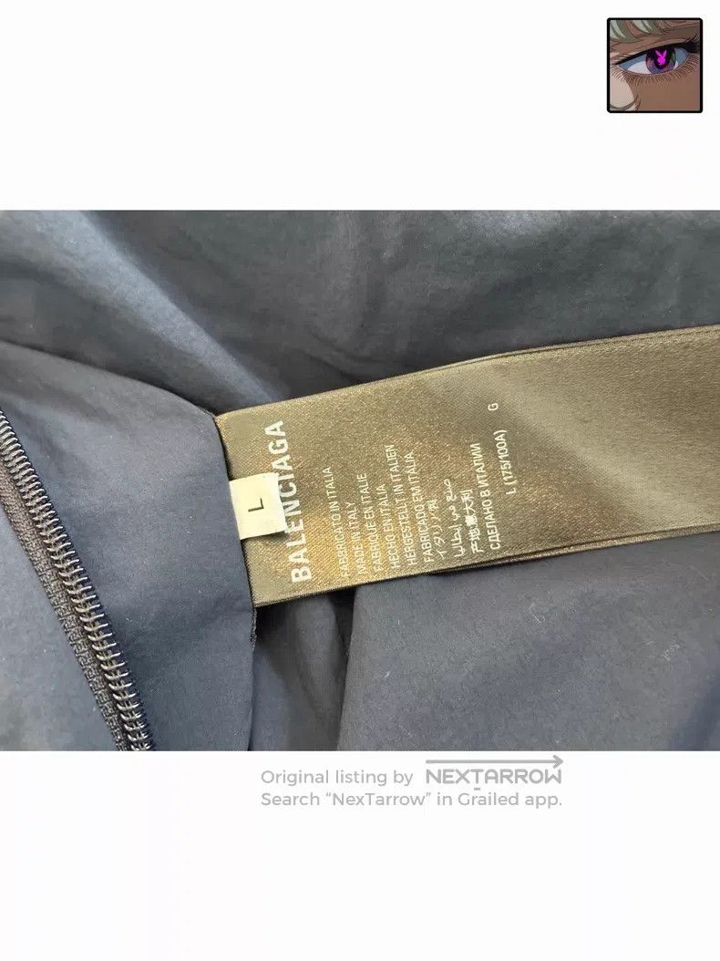 Balenciaga Balenciaga Leather school uniform jacket with cowhide lini Size US L / EU 52-54 / 3 - 5 Thumbnail