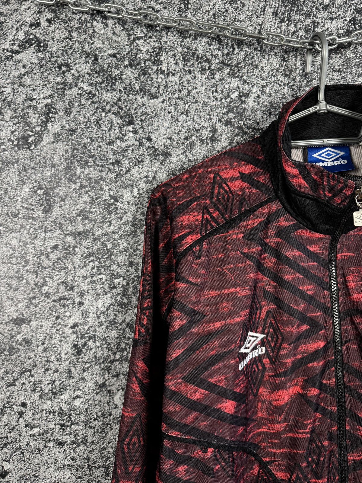 Umbro Rare UMBRO Vintage 90s Track Jacket Full Zip Retro Soccer XL Size US XL / EU 56 / 4 - 3 Thumbnail