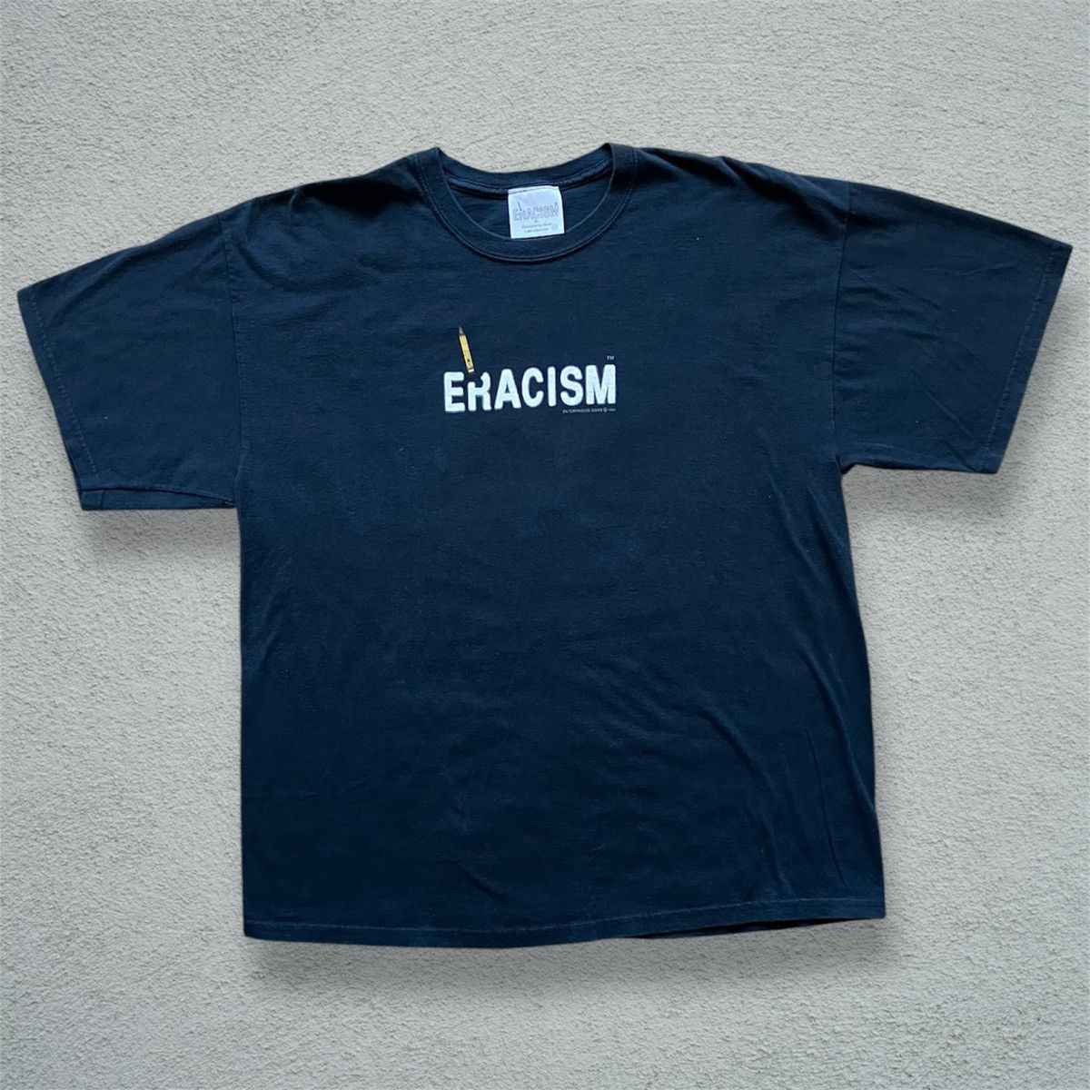Other Vintage 1993 Eracism Tee Shirt 90s VTG erase racism XL Art Size US XL / EU 56 / 4 - 3 Thumbnail