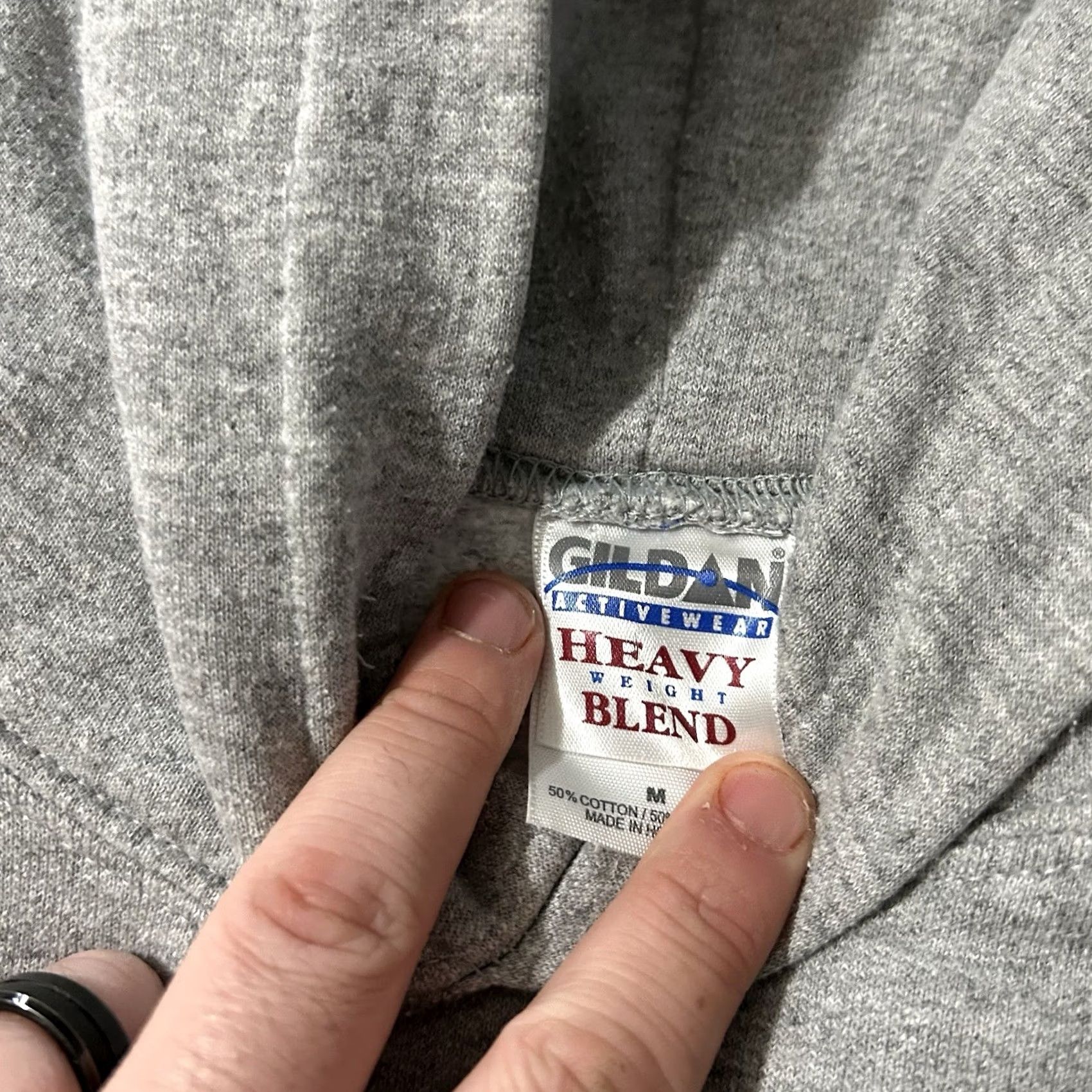 Gildan VINTAGE Gildan Hoodie Men M Gray Movie Jersey Boys Pullover Size Medium Size US M / EU 48-50 / 2 - 4 Thumbnail