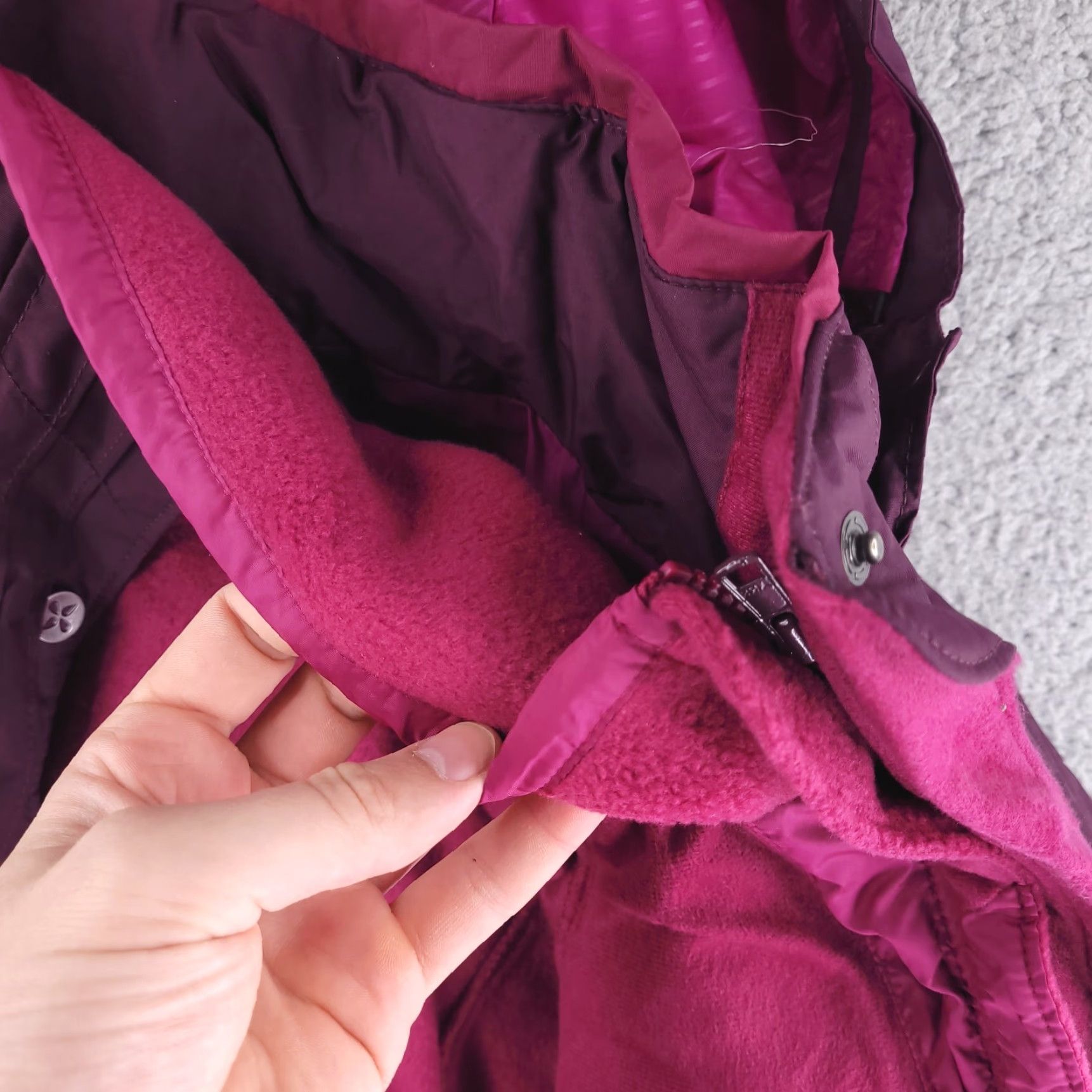 Layer 8 Columbia Jacket Womens Small Purple Nylon Insulated Fleece Layer Size S / US 4 / IT 40 - 4 Thumbnail