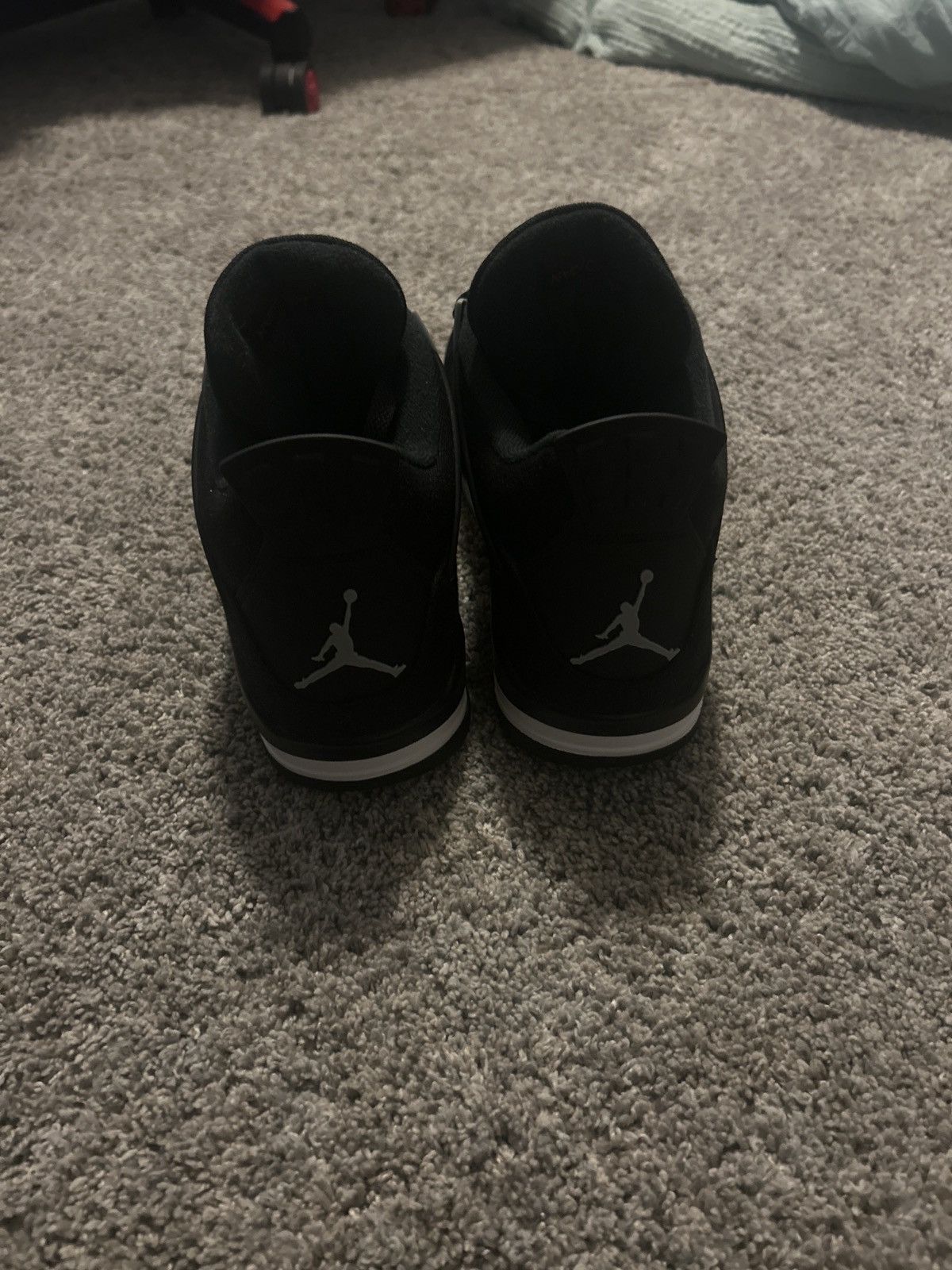 Jordan Brand Black Canvas Jordan 4s Size US 13 / EU 46 - 4 Thumbnail