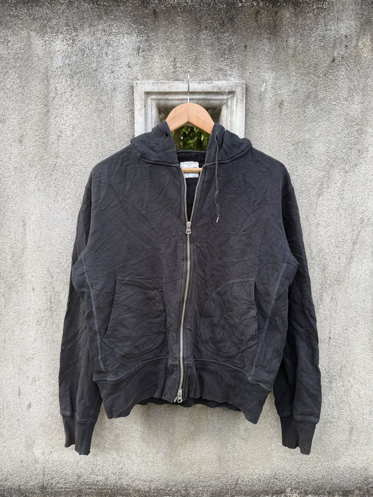 Japanese Brand Vintage Double Zip-up Hoodie Inspired by Number nine Size US M / EU 48-50 / 2 - 1 Thumbnail