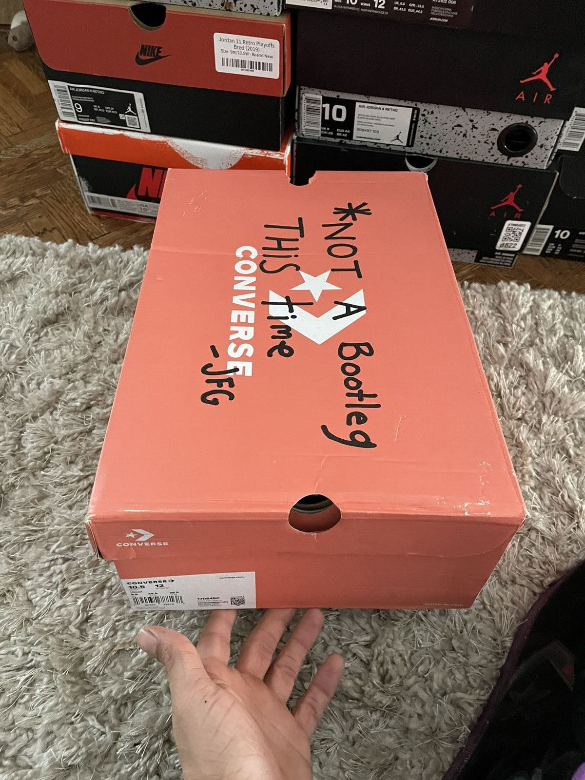 Joe Freshgoods Joe Freshgoods x Converse Pro Leather Size US 10.5 / EU 43-44 - 11 Thumbnail