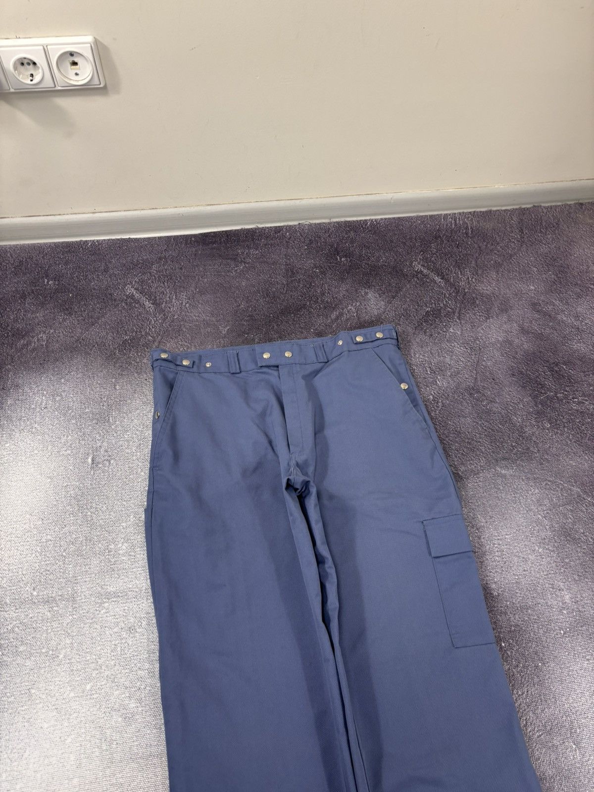 Other Vintage Lutteurs German/French Workwear Blue Utility Pants Size US 34 / EU 50 - 6 Thumbnail