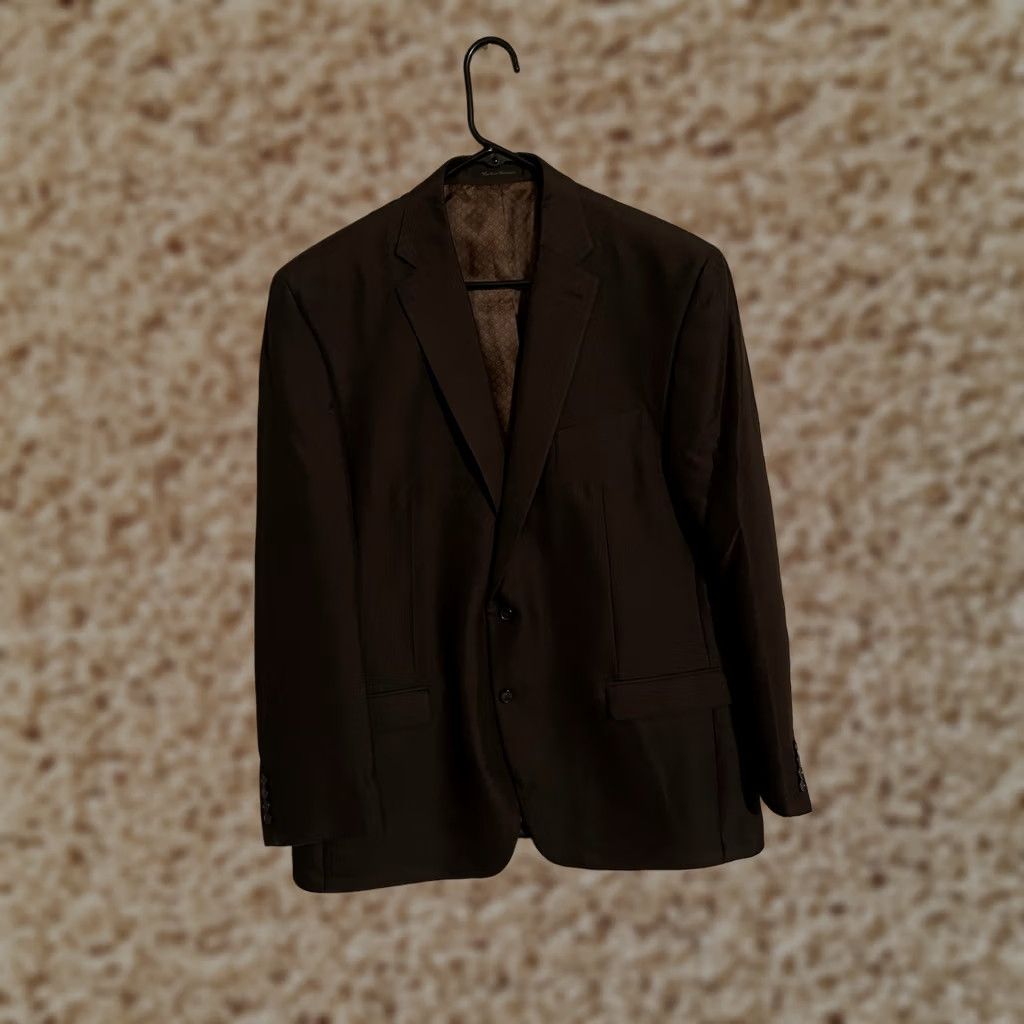 Ralph Lauren Lauren Ralph Lauren LRL Charcoal Gray Blazer Suit Jacket Coat - Men's 46L New! Size 46R - 1 Thumbnail