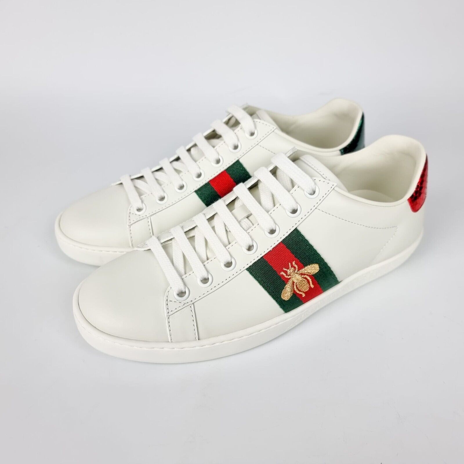 Gucci Gucci Ace Bee Men's White Sneakers New Size US 6 / EU 39 - 3 Thumbnail