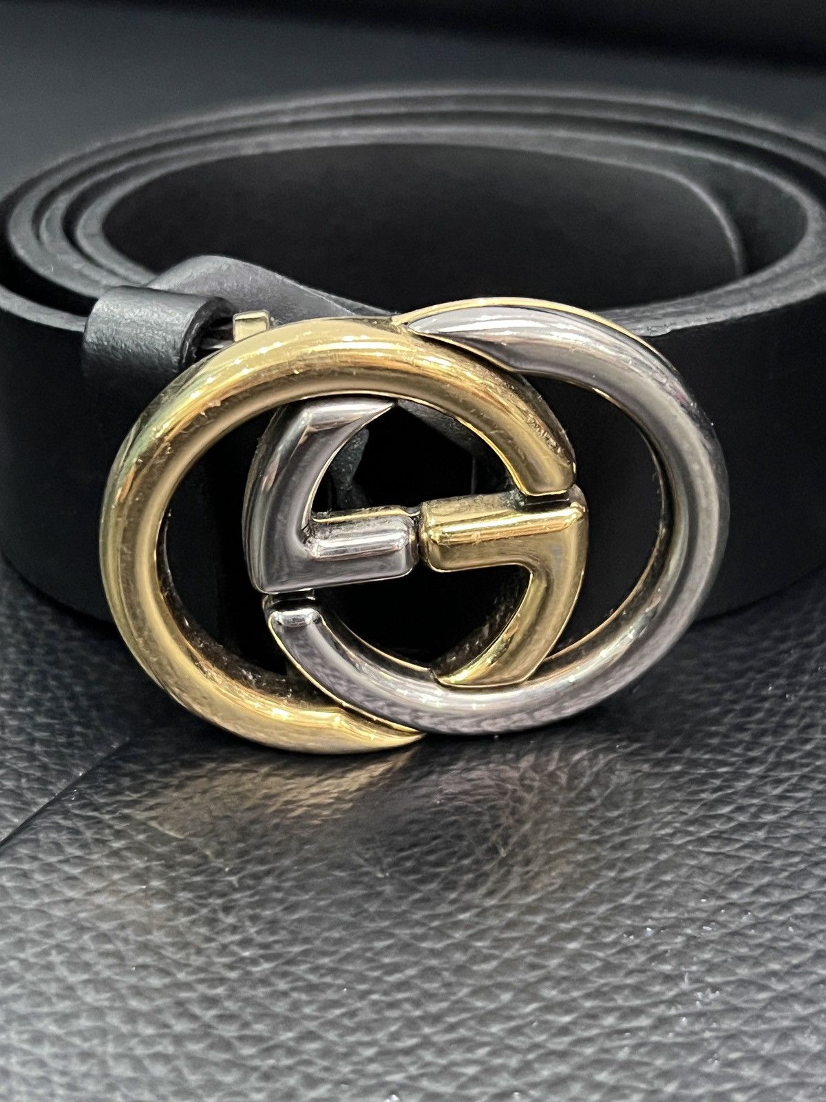 Gucci Gucci Double G Leather Belt Size ONE SIZE - 4 Thumbnail