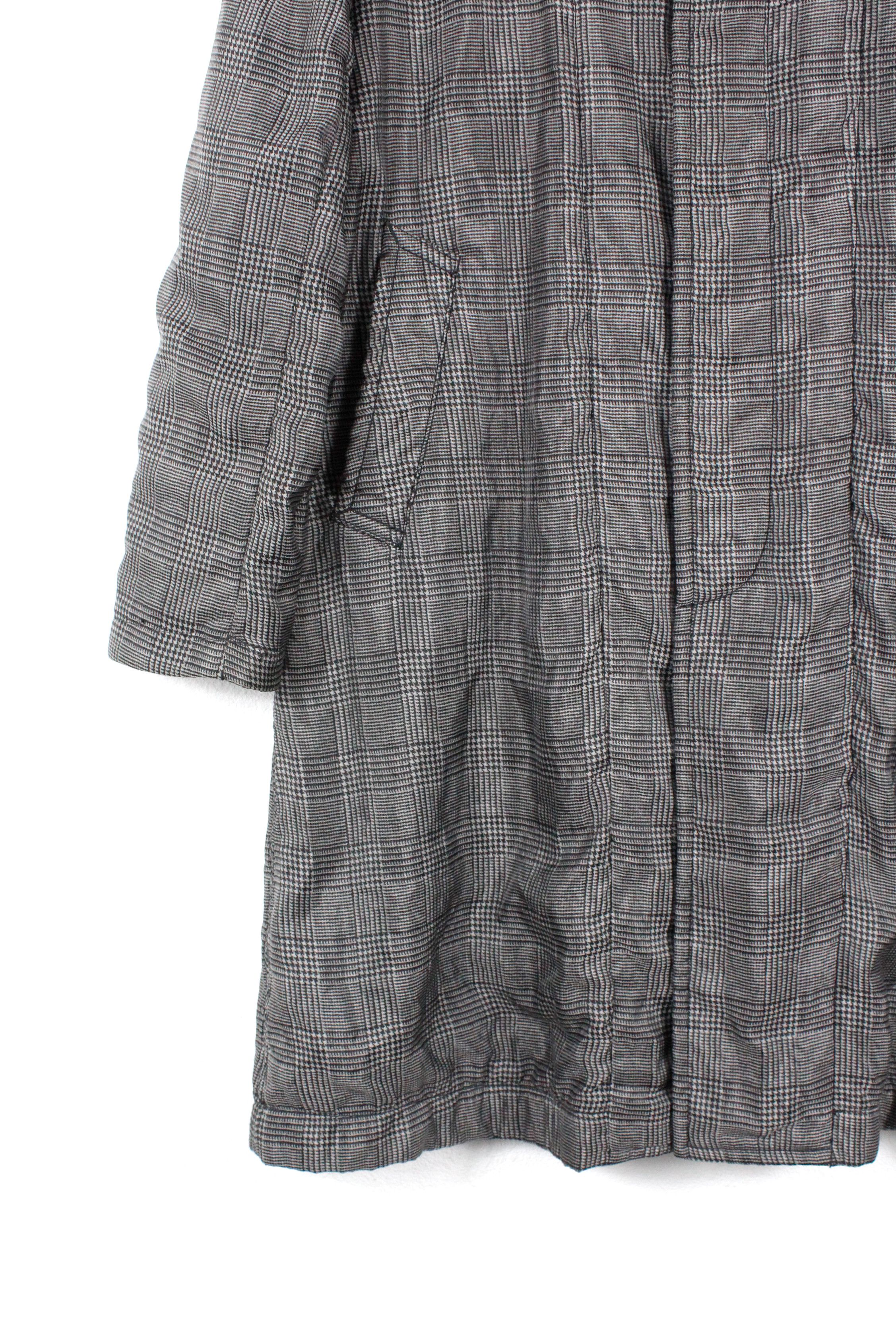 Comme des Garcons Womens Comme des Garcons Houndstooth Silk Nylon Coat Size L / US 10 / IT 46 - 5 Thumbnail