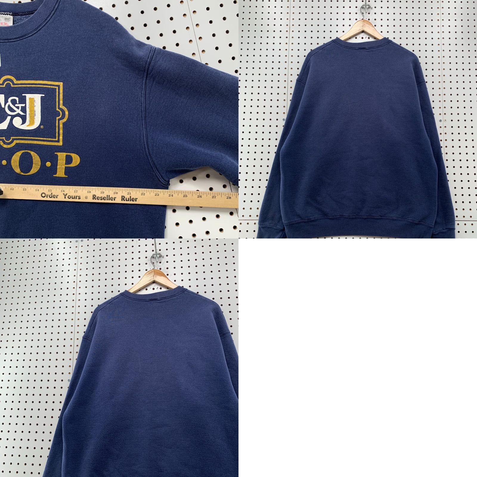 Fruit Of The Loom VINTAGE Fruit of the Loom Crewneck Sweatshirt Mens XL Blue Heavyweight 80s 90s USA Graphic Print Sweatshirt Men Size US XL / EU 56 / 4 - 9 Thumbnail