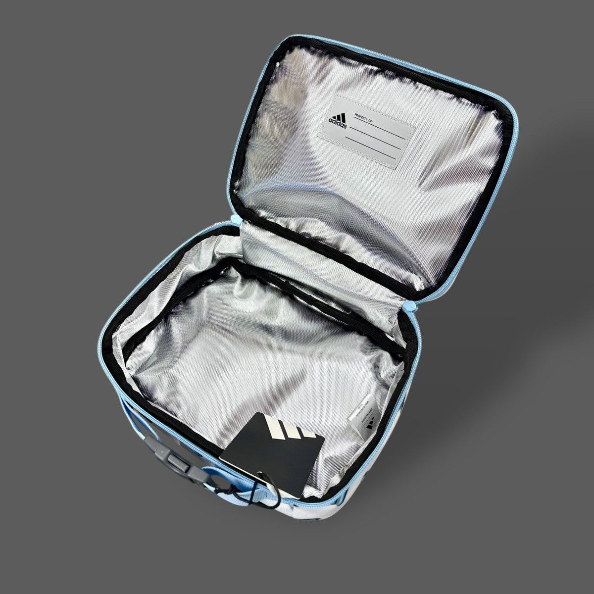 Adidas Adidas Foundation Logo Kids Blue White Lunch Bag Size ONE SIZE - 9 Thumbnail