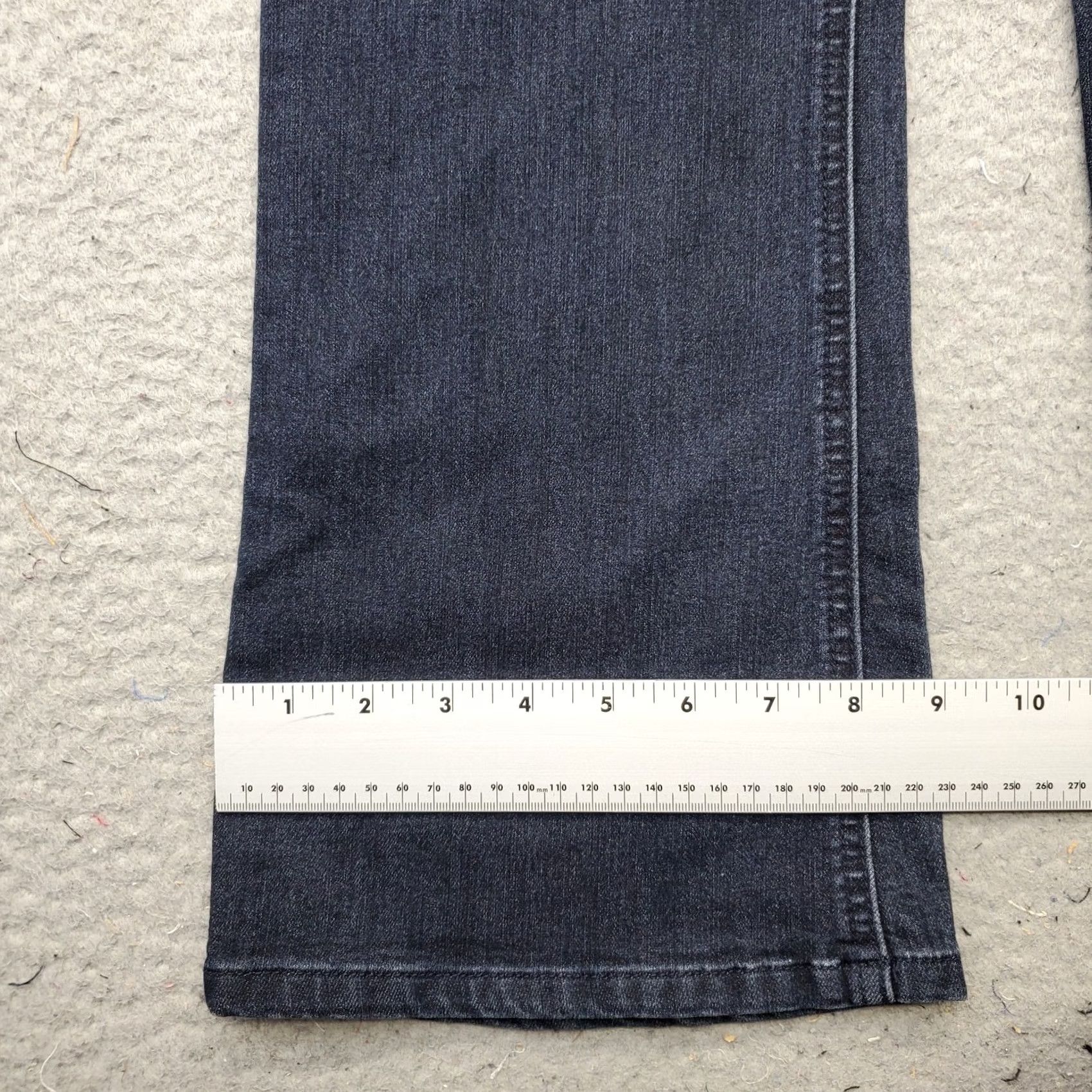Vintage Wit & Wisdom Jeans Womens Bootcut 10 Blue Denim Slim Fit Elastic Band L157BBEA Size 32" / US 10 / IT 46 - 5 Thumbnail