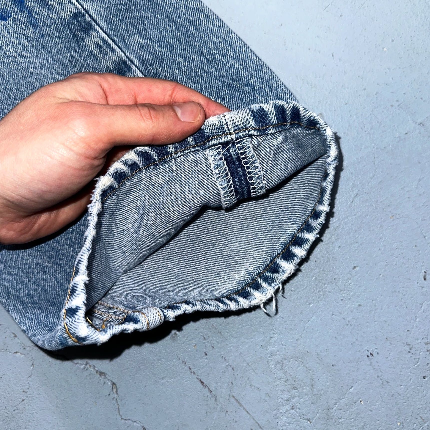 Levi's Levi's 501 Jeans Vintage 90s Straight Blue Light Wash 36x34 Regular Mens jeans Y2K Comfort 501 Series Size US 36 / EU 52 - 4 Thumbnail