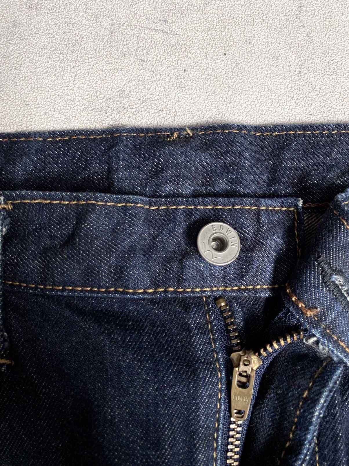 Edwin Vintage 90s EDWIN ED04 SELVEDGE DENIM Size US 36 / EU 52 - 10 Thumbnail