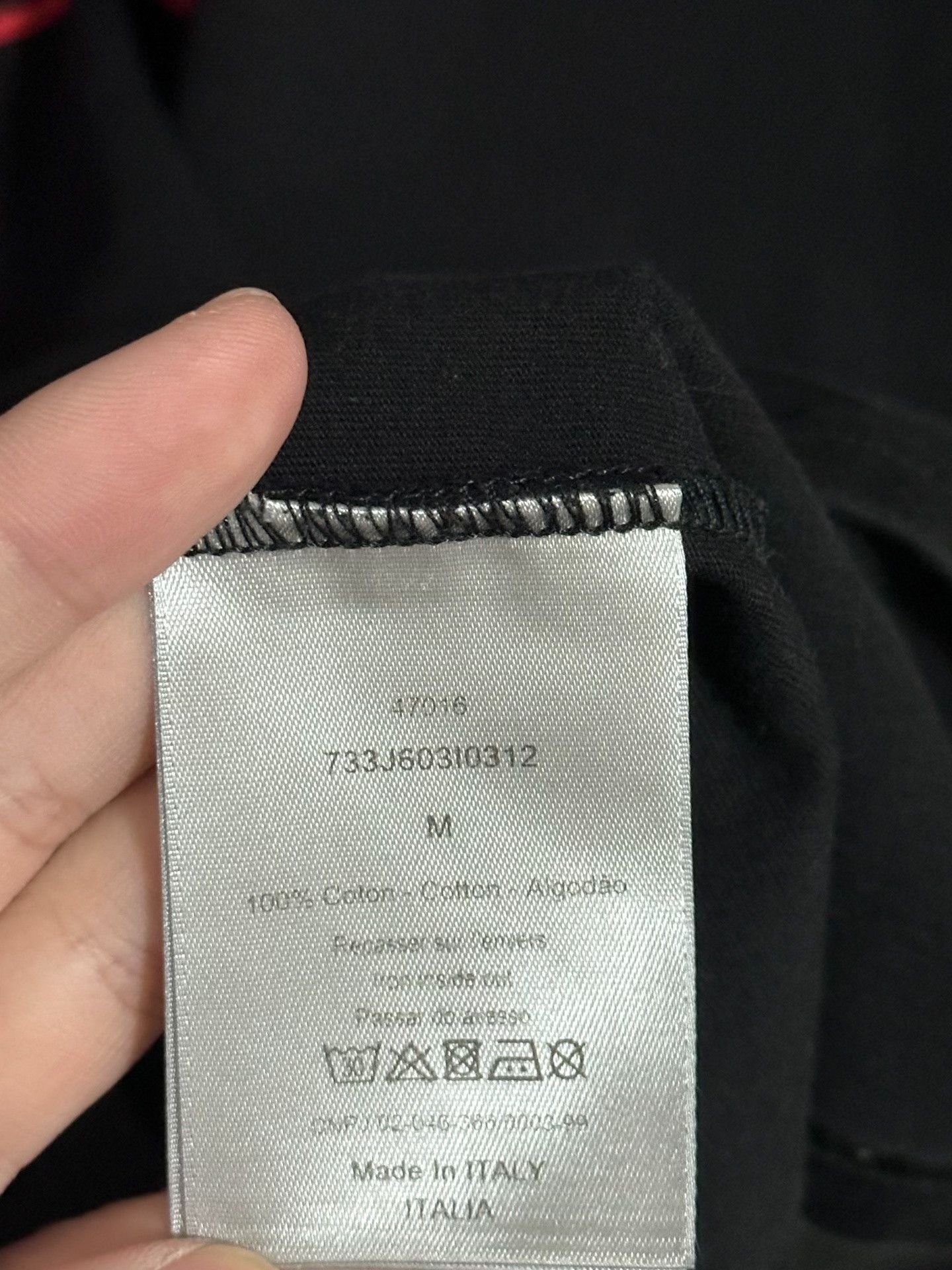Dior Dior Portrait Print Logo Short Sleeve T-Shirt Size US M / EU 48-50 / 2 - 3 Thumbnail