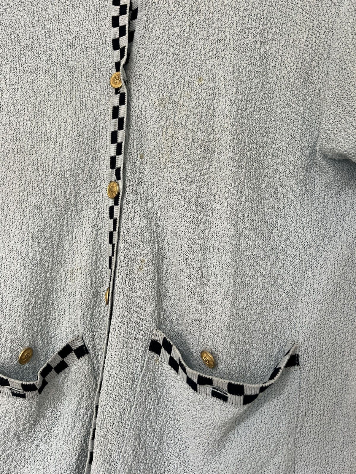 Vintage 80’s 90’s VTG Vintage First Stage Checkered Retro Blouse Size L / US 10 / IT 46 - 9 Thumbnail
