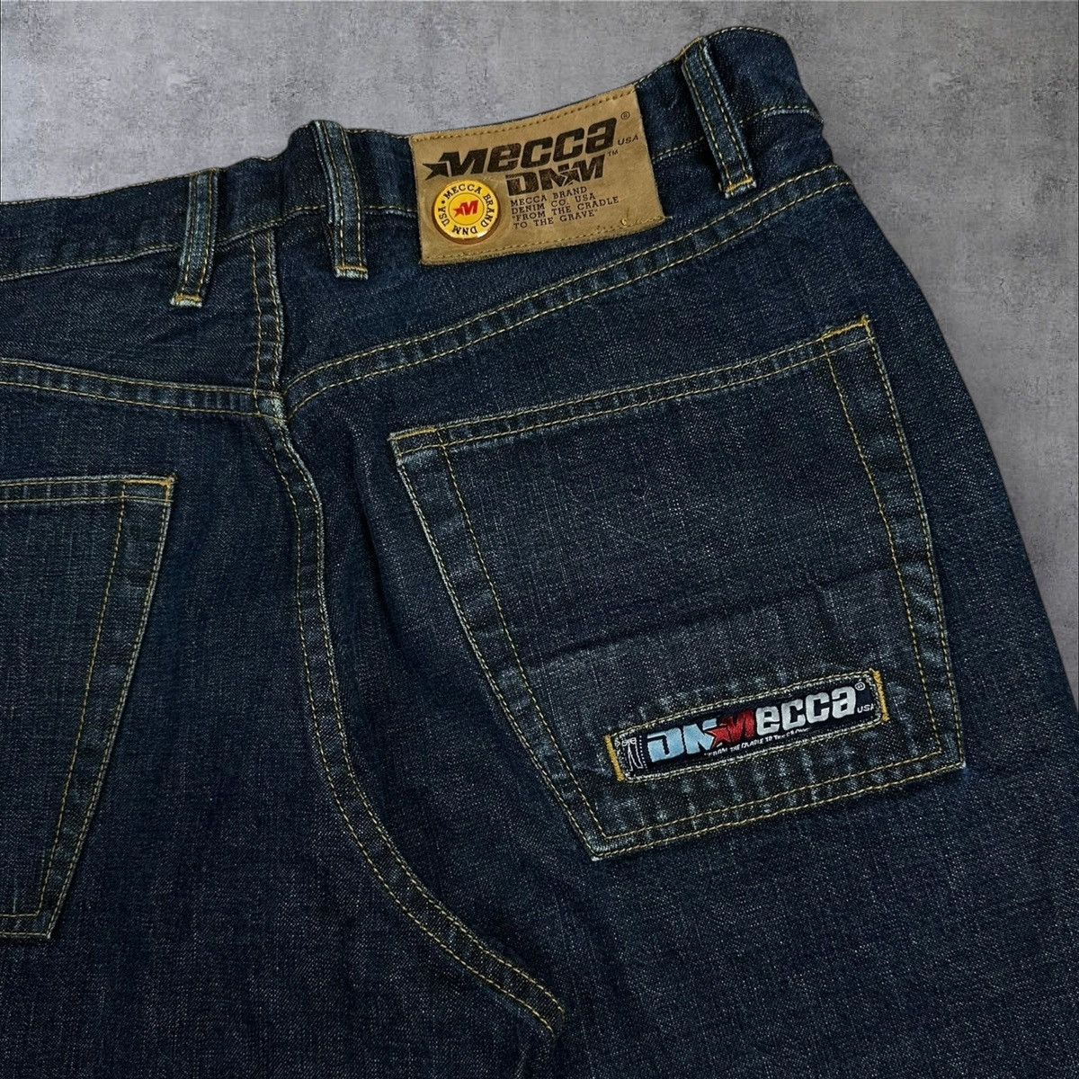 Mecca × Vintage Vintage Denim Mecca USA JEANS Denim Rap Pants Jean Size US 32 / EU 48 - 7 Thumbnail