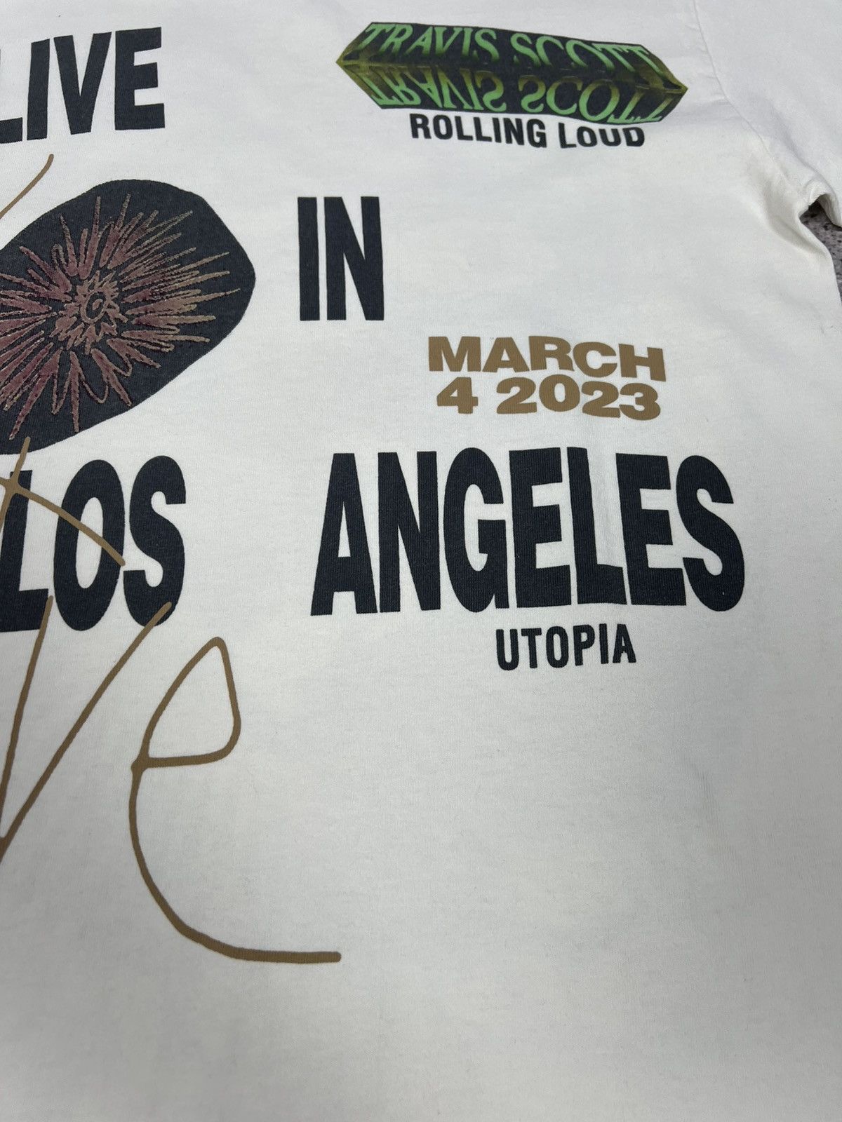 Travis Scott Travis Scott Utopia T-shirt Rolling Loud California Tee Size US S / EU 44-46 / 1 - 17 Thumbnail