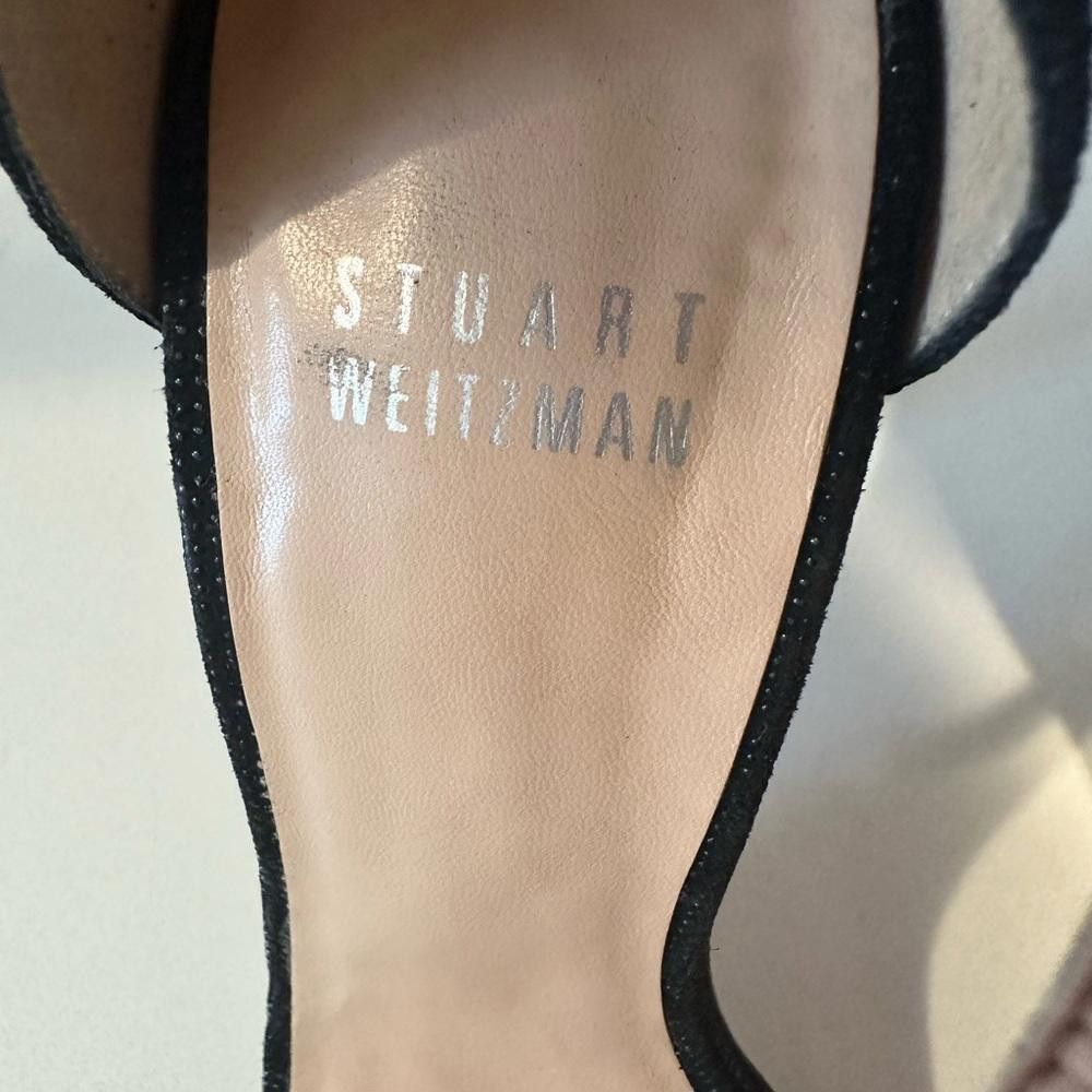 Stuart Weitzman Stuart Weitzman Nudist Black Goosebump Leather Sandals 6.5 Size US 6.5 / IT 36.5 - 12 Thumbnail