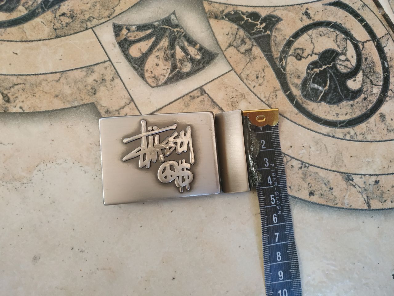 Stussy Vintage Stussy Peace Love Dollar Belt Buckle ONLY Archive Size ONE SIZE - 18 Thumbnail