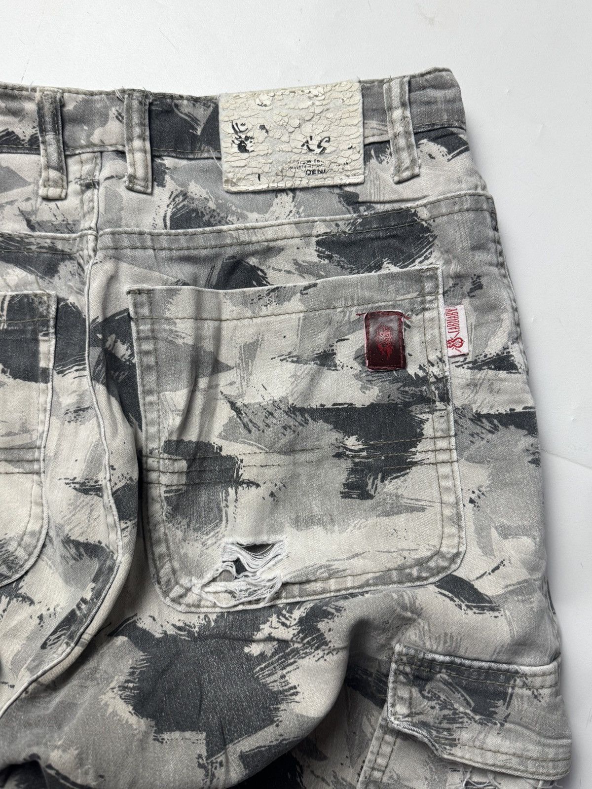 Hysteric Glamour × If Six Was Nine × Japanese Brand Japanese distressed cargo bondage style goa Size US 29 - 5 Thumbnail