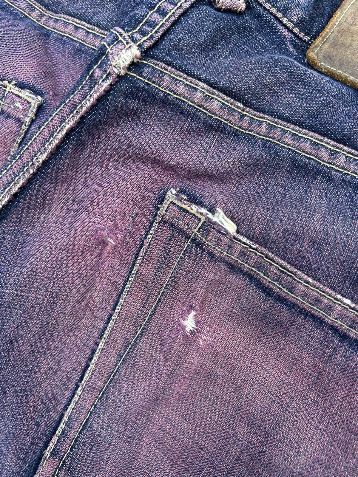 Beauty Beast Beauty Beast Japanese Distressed Denim Jeans Size US 33 - 4 Thumbnail