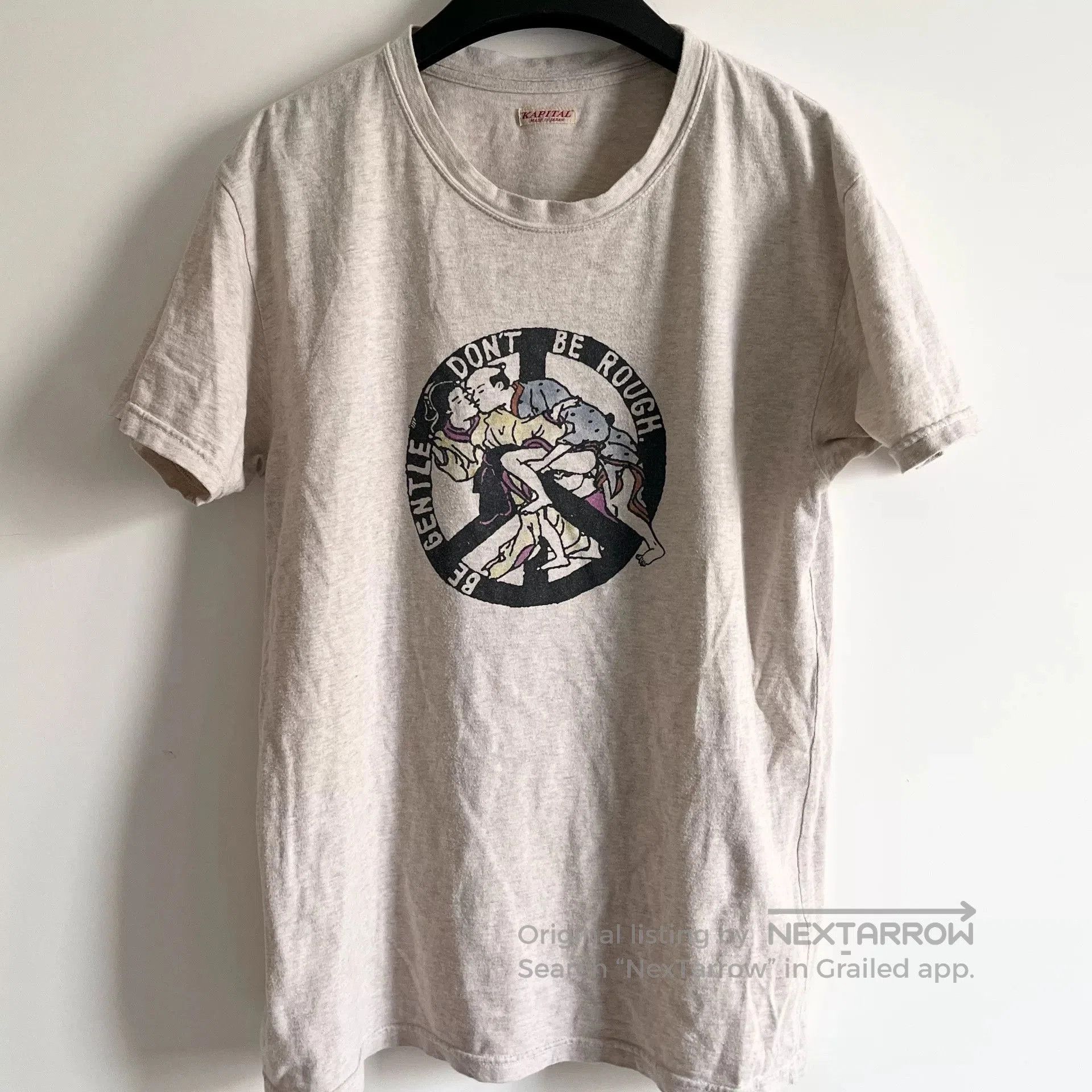 Kapital Kapital T-Shirt with Anti-War Theme. Size US M / EU 48-50 / 2 - 2 Thumbnail
