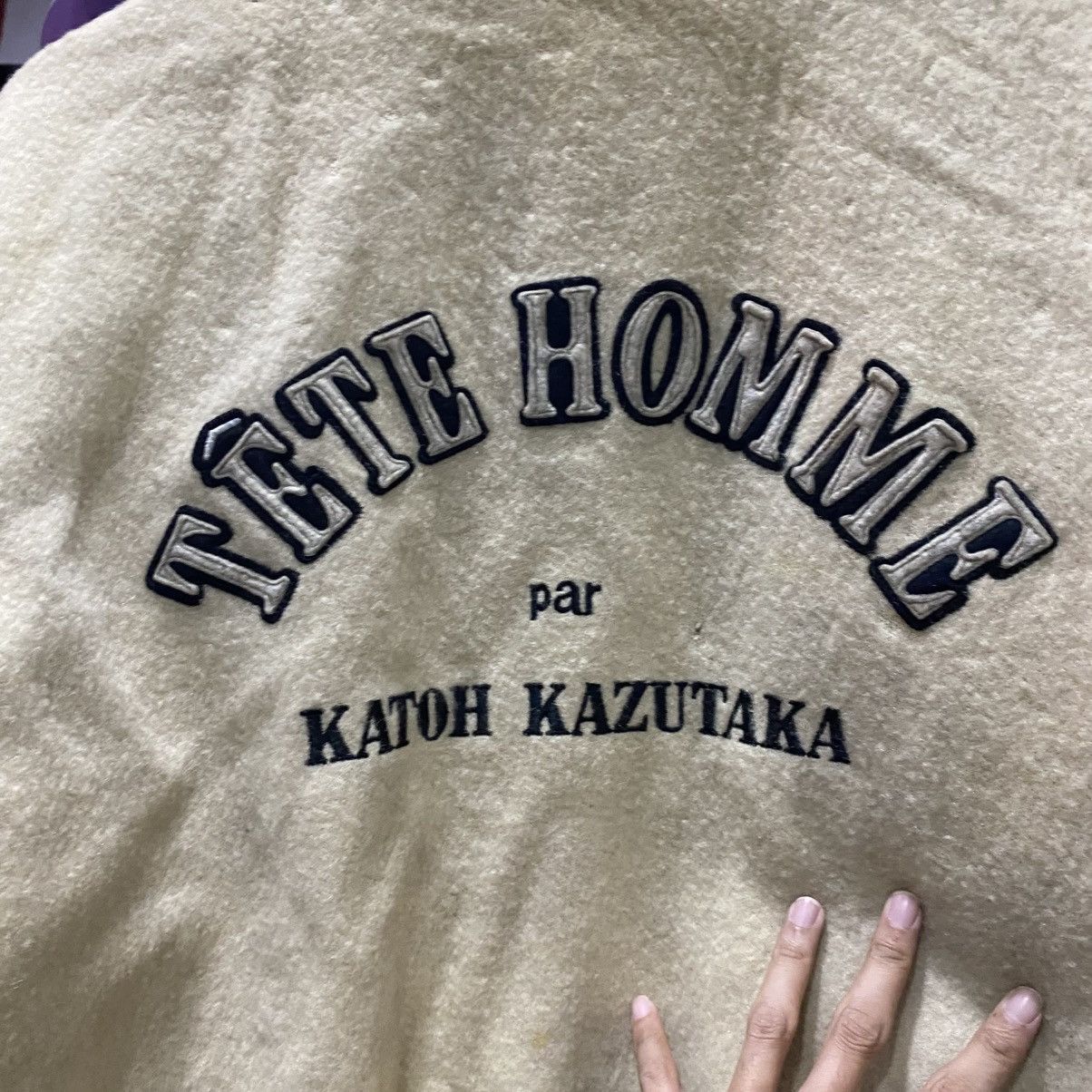 Issey Miyake × Tete Homme VTG Tete Homme Katoh Kazutaka Issey Miyake Varsity Jackets Size US M / EU 48-50 / 2 - 8 Thumbnail