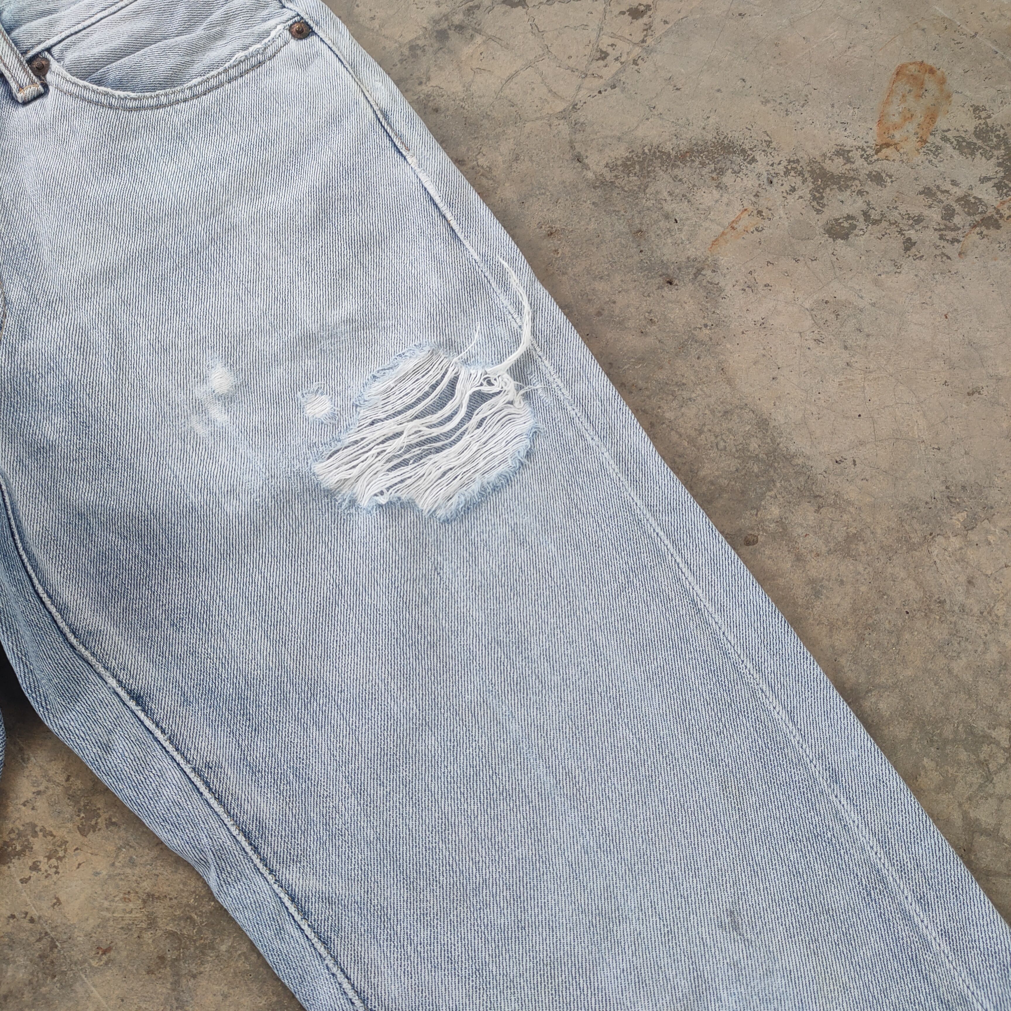 Japanese Brand VINTAGE JAPANESE FADED DISTRESSED JEANS PANTS Size US 30 / EU 46 - 6 Thumbnail
