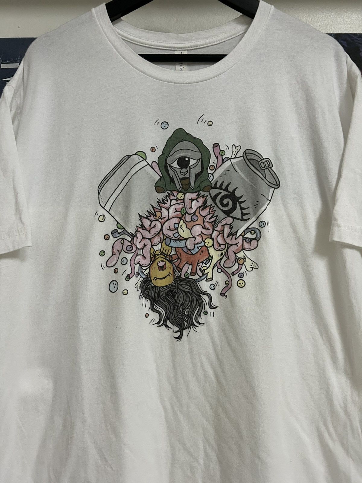 MF Doom MF Doom X Distorted One Beer T Shirt Size US XL / EU 56 / 4 - 2 Thumbnail