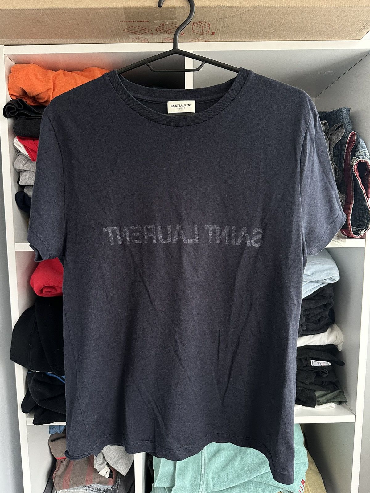 🔥SAINT LAURENT PARIS REVERSE BIG LOGO T-SHIRT🔥