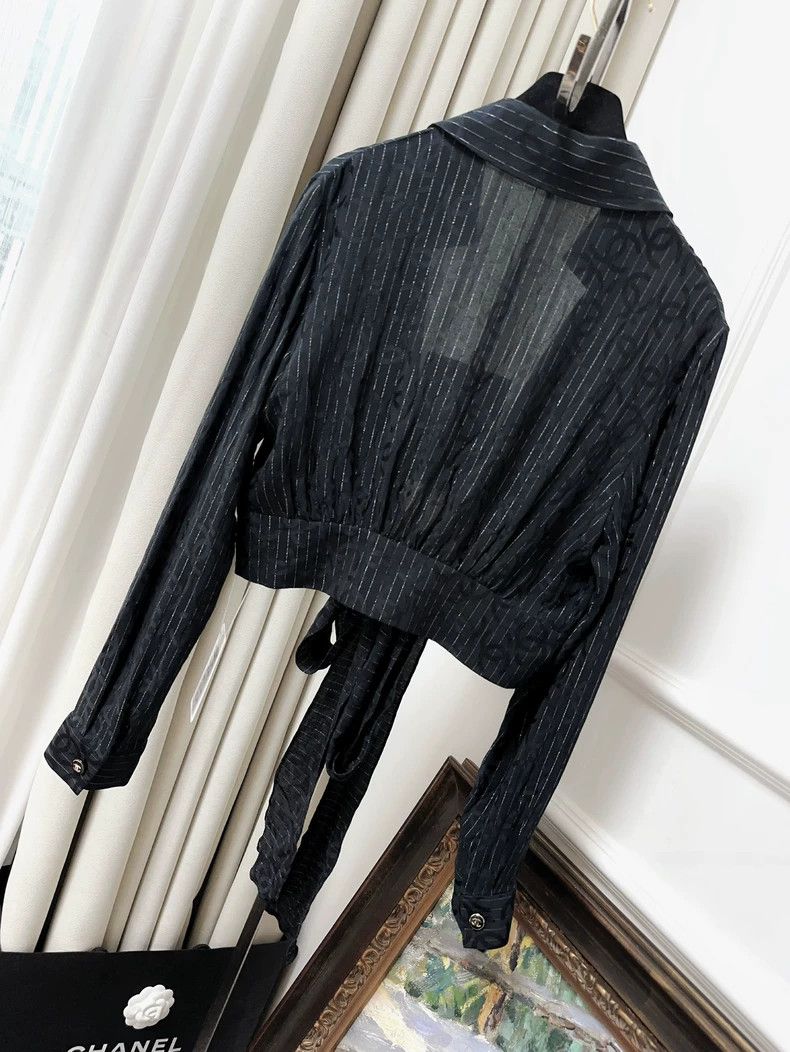 Chanel Chanel 23p spring and summer black dark double C fine glit Size XS / US 0-2 / IT 36-38 - 2 Thumbnail